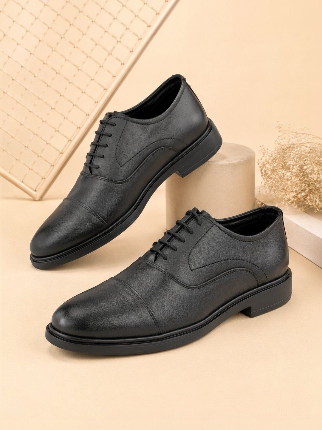 San Frissco Men Round Toe Lace-Ups Oxfords Formal Shoes-picture-23