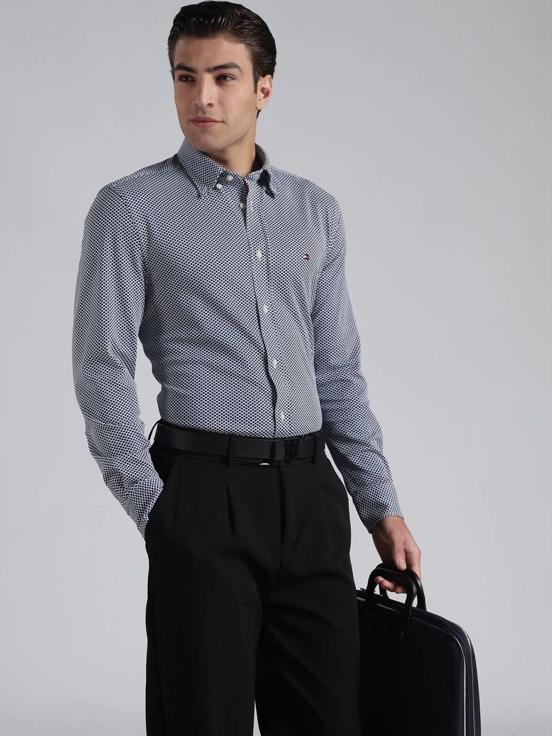 Tommy Hilfiger Men Printed Formal Shirt-picture-27