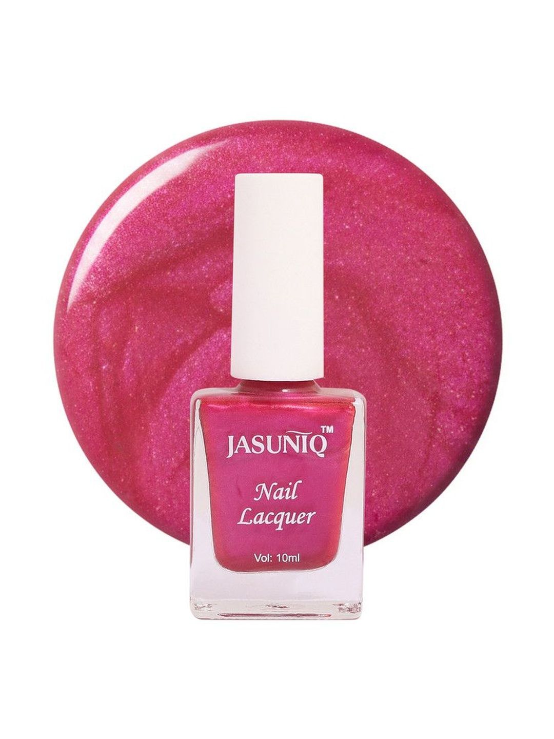 Jasuniq 21-Free Formula Metallic Chrome Finish Nail Lacquer - 10 ml - Royale Rose-picture-41