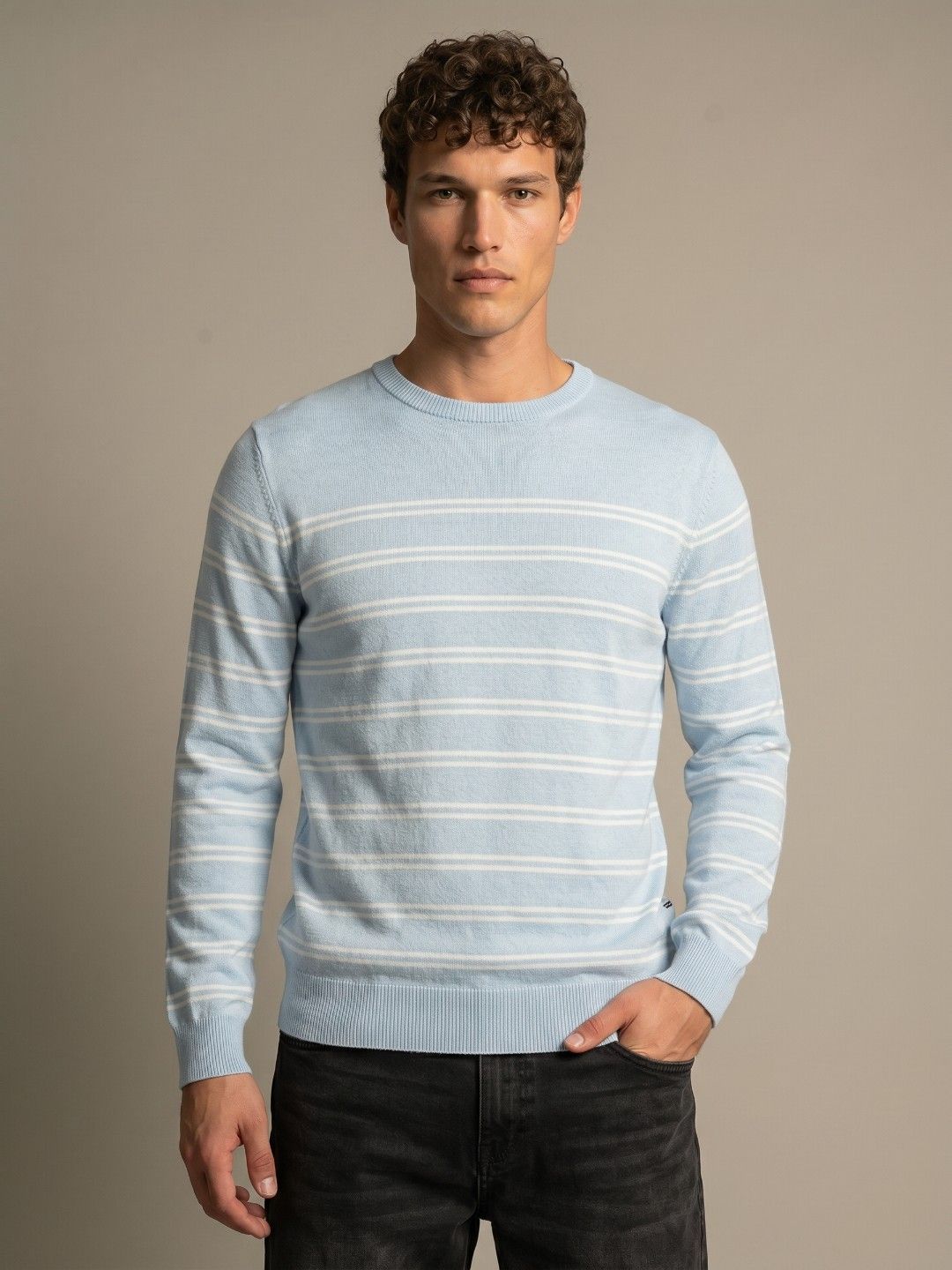 glitchez Striped Pullover Sweaters-picture-27