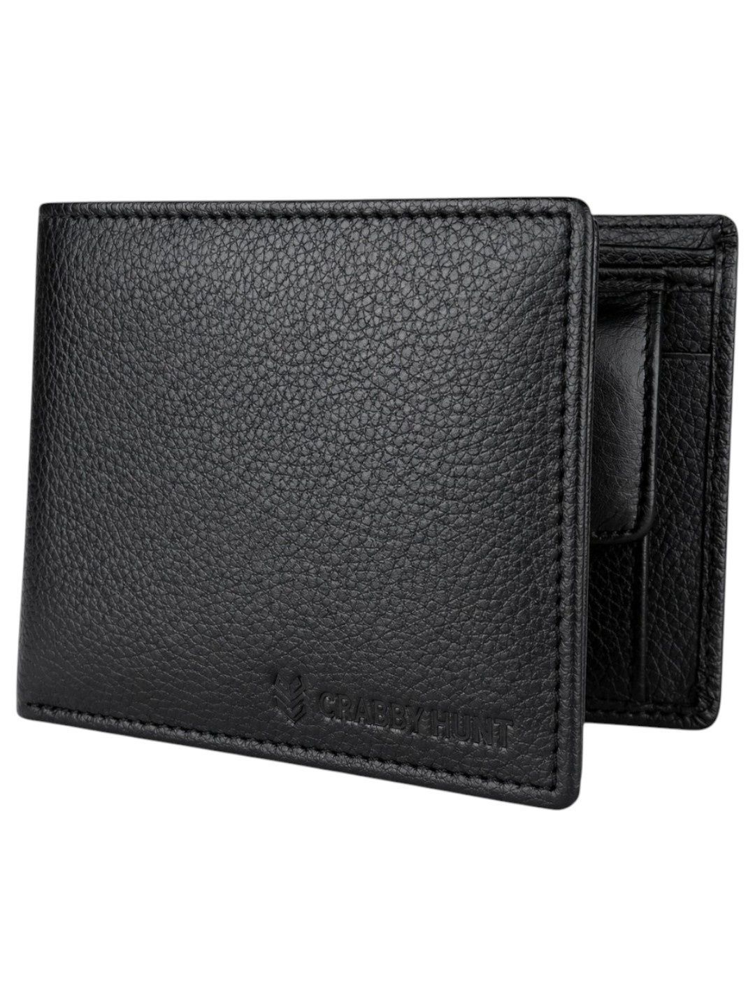 Crabby Hunt Men Textured Leather Two Fold Wallet-picture-31
