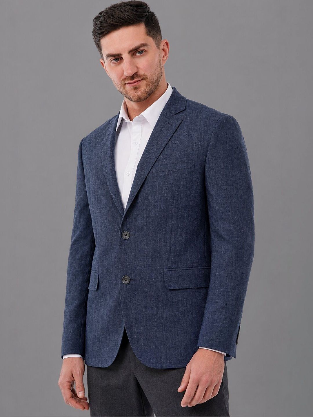 Integration Notched Lapel Single-Breasted Formal Blazers-picture-10
