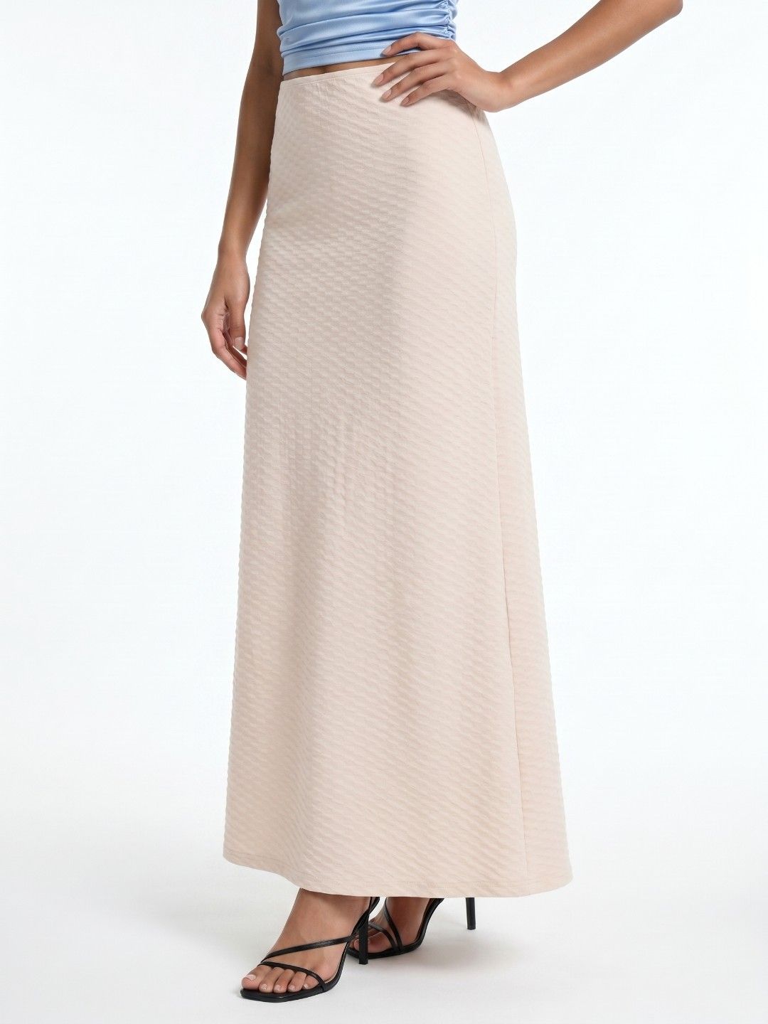glitchez Women Self Design Maxi A-Line Skirt-picture-19