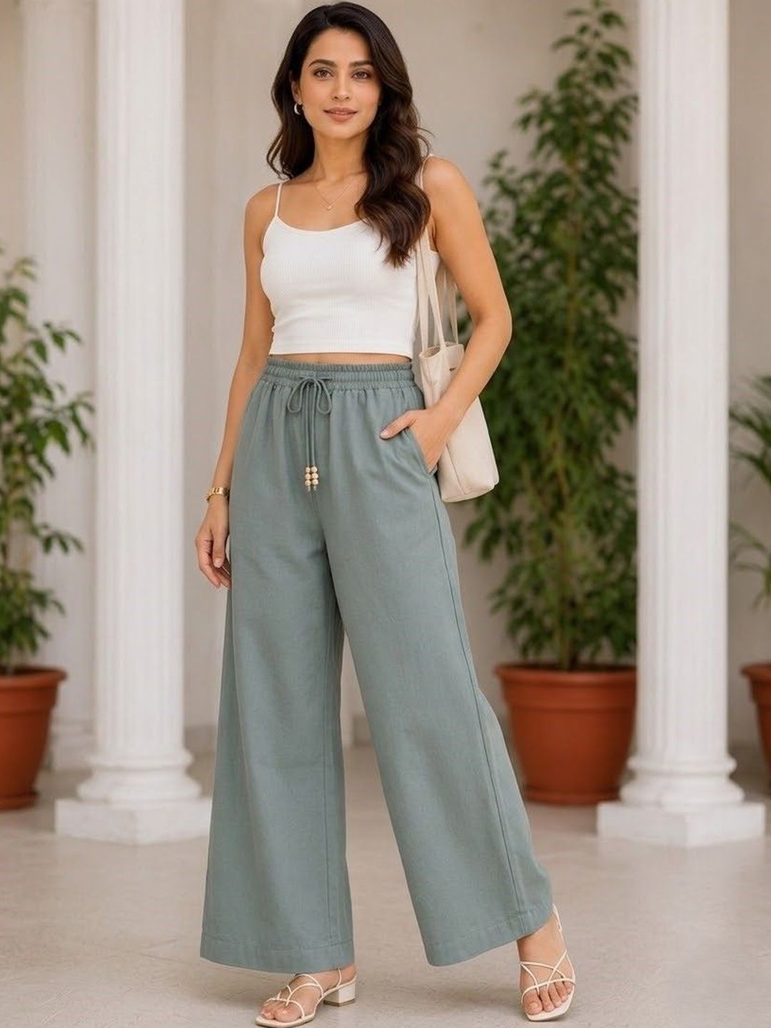 THE WHITE FEATHERS Women Palazzos-picture-15