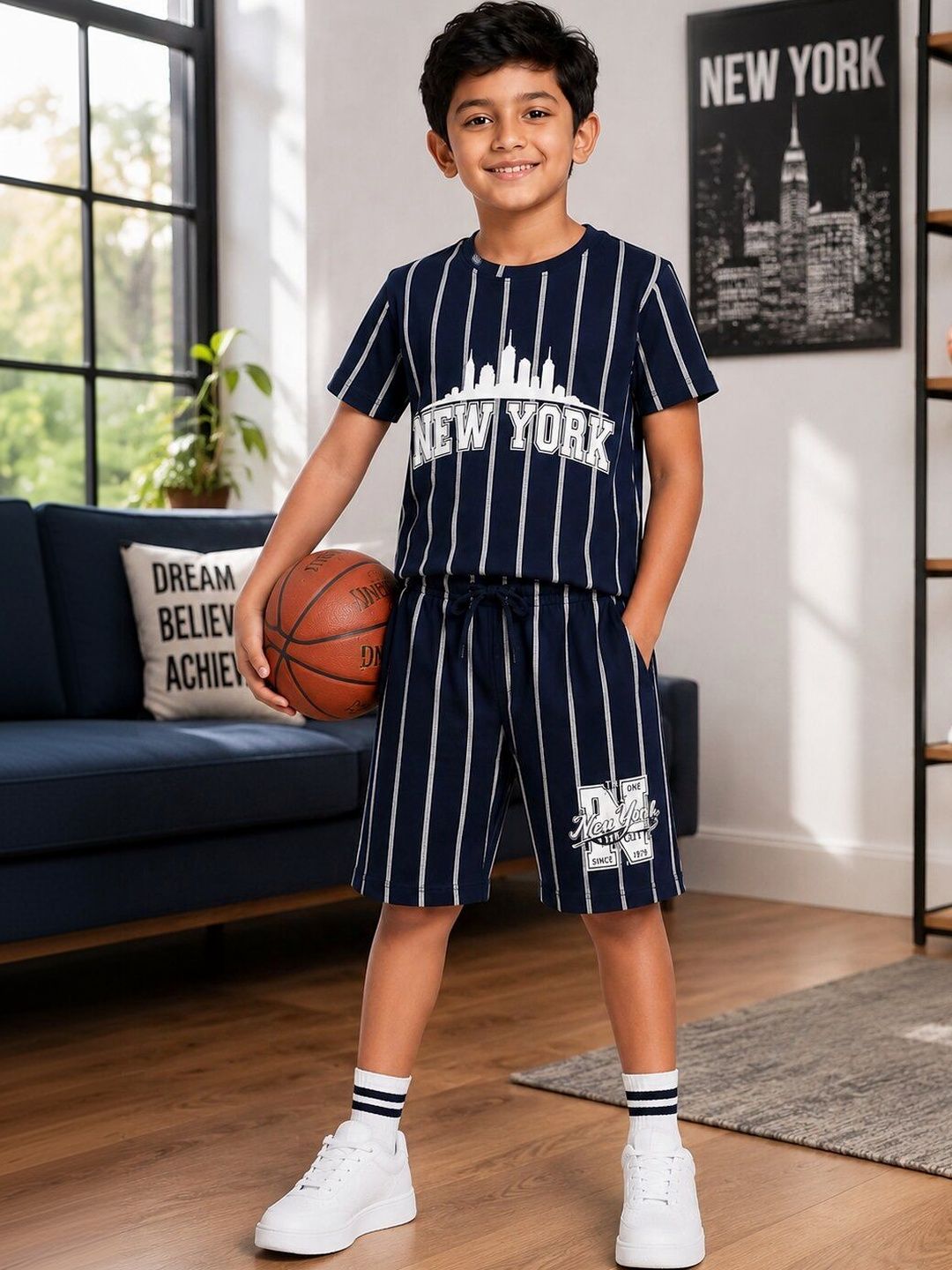 PUPPET-NX Cotton Printed T-shirt with Shorts-picture-12