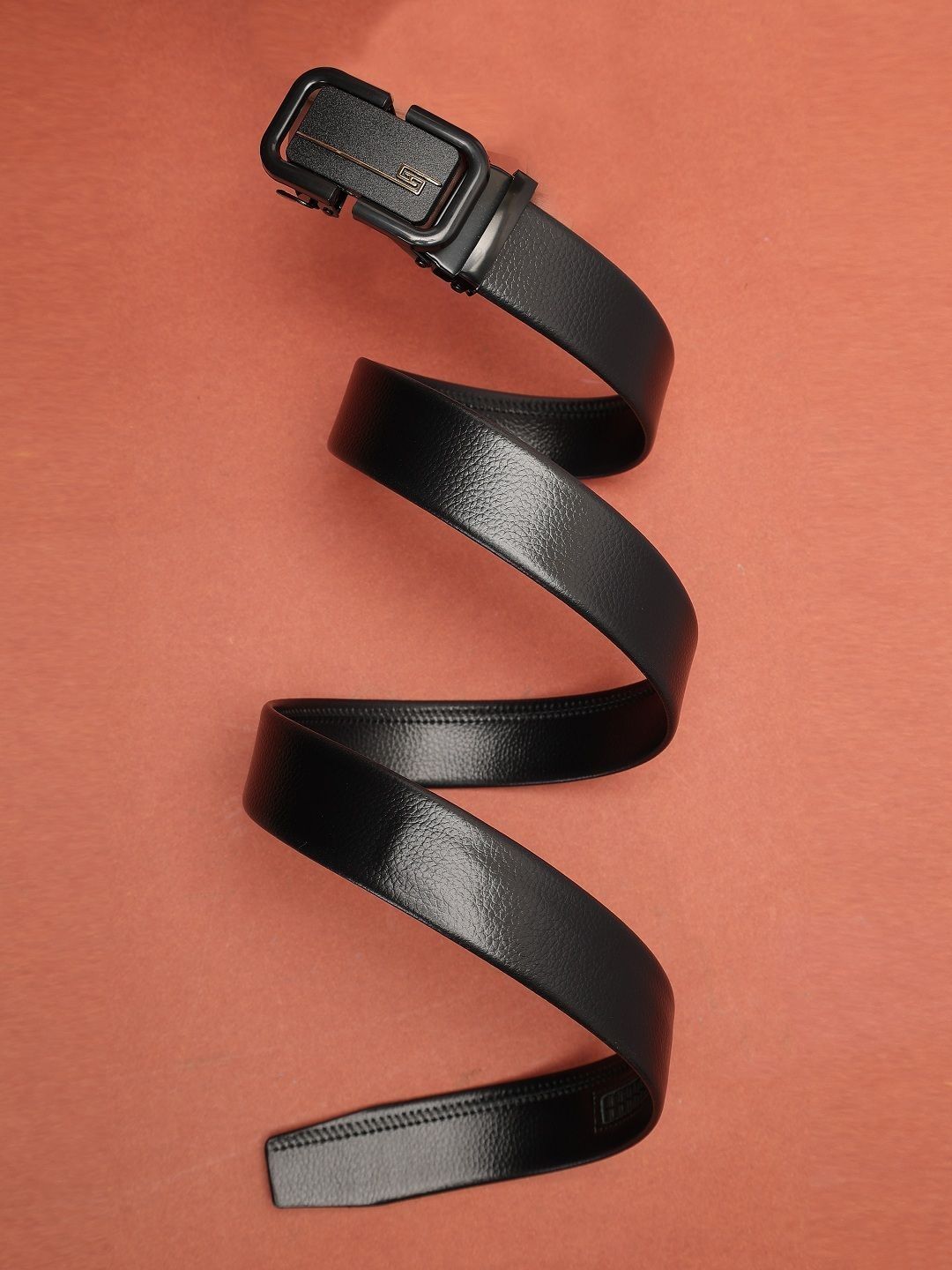 ZEVORA Men Textured Leather Formal Belt-picture-23