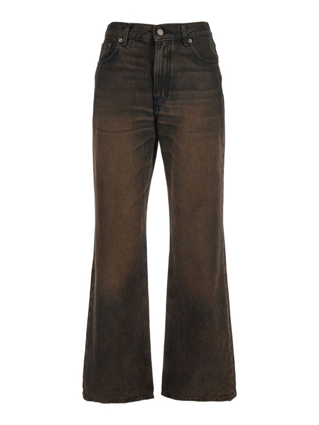 Brown Regular High Rise Jeans-image-31