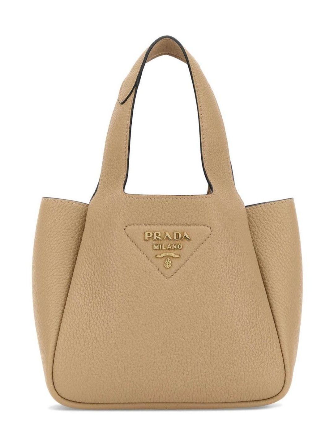 Prada Caramel Logo Small Tote-picture-57