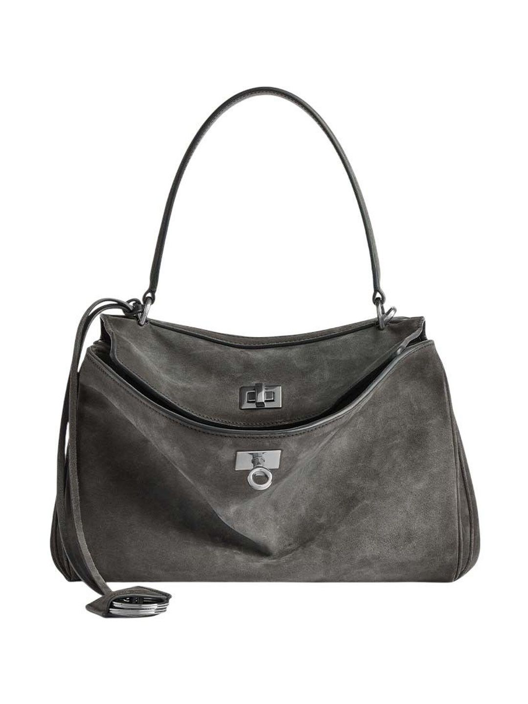 balenciaga Grey Rodeo Small Shoulder Bag-picture-25