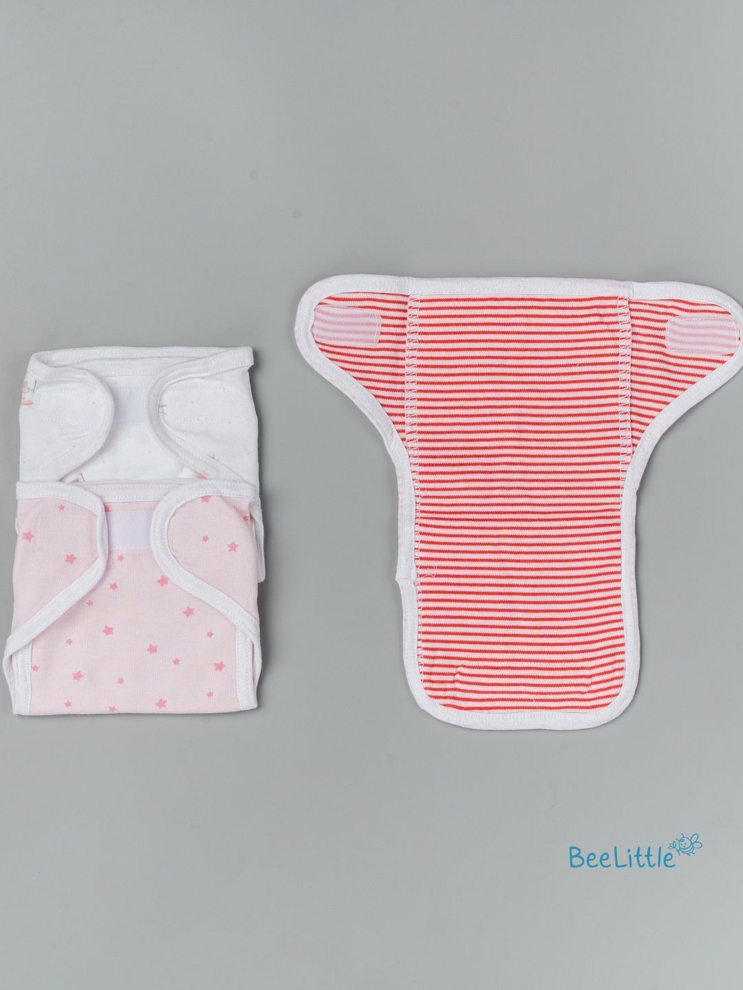 BeeLittle Set Of 3 Pinky Mouse Printed Nappy Set-picture-23
