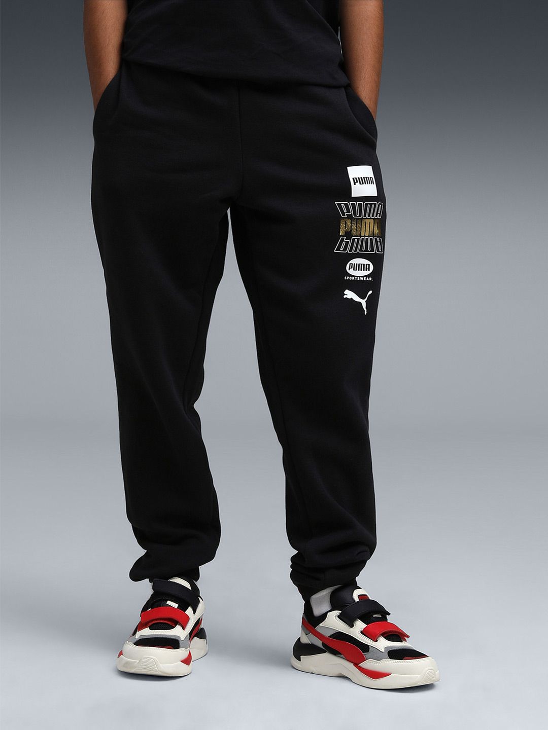 Puma Essentials Logo Lab Holiday Youth Sweatpants-picture-16