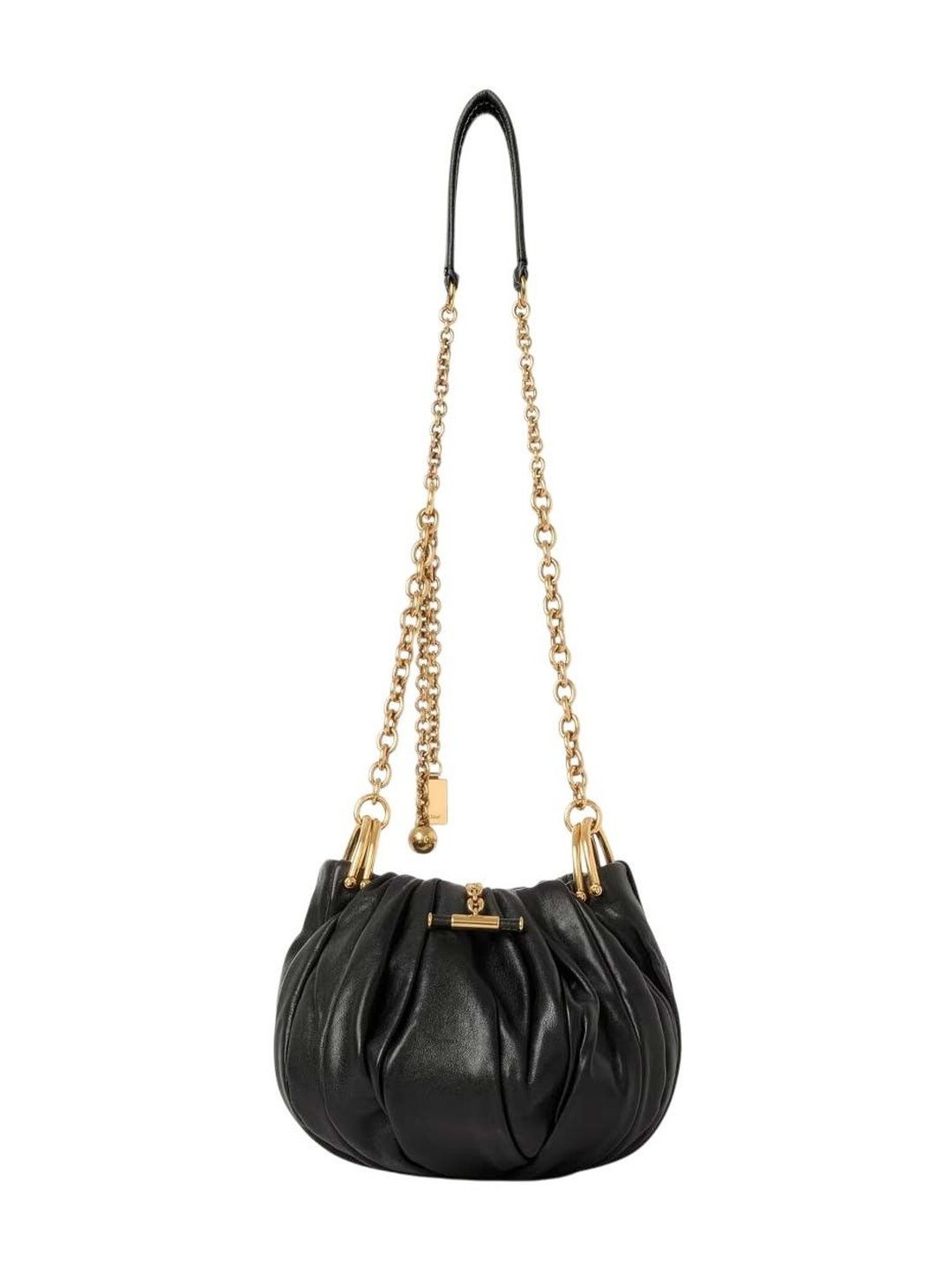 chloe Black Plisse Medium Shoulder Bag-picture-18