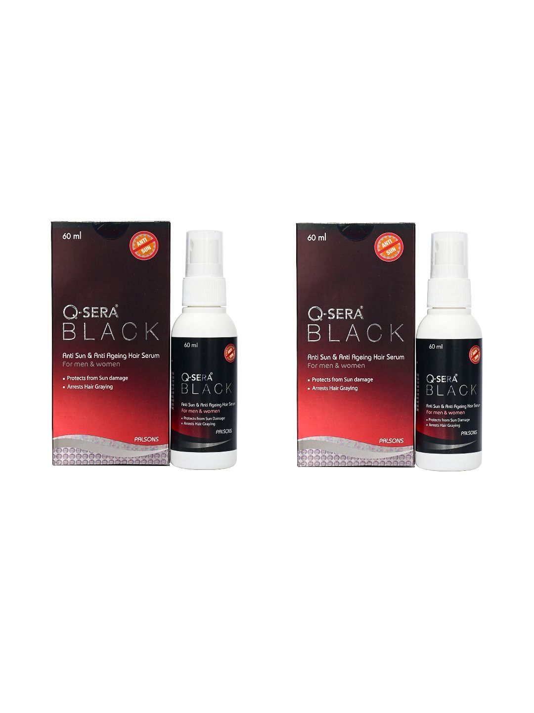Q-Sera Set of 2 Anti Sun & Anti-Ageing Hair Serum - 60 ml Each-image-41