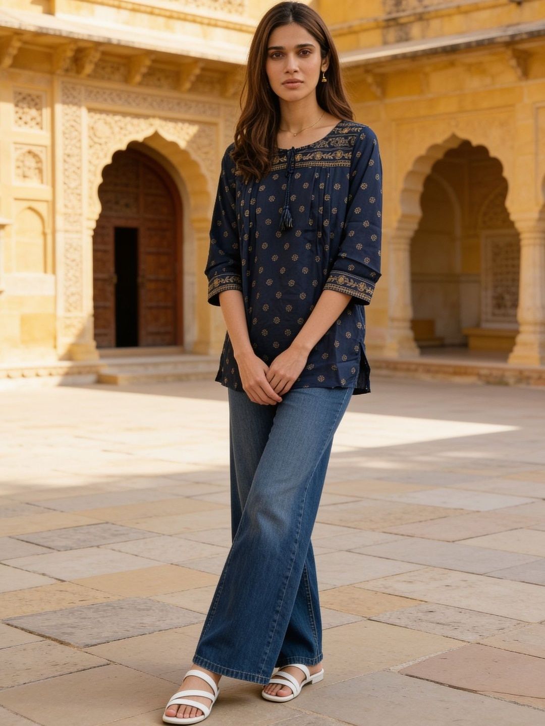 Rangita Women Ethnic Motifs Printed Kurti-picture-14