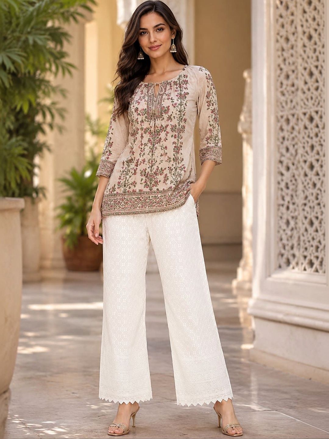 TNQ Women Embroidered Ethnic Palazzos-picture-55