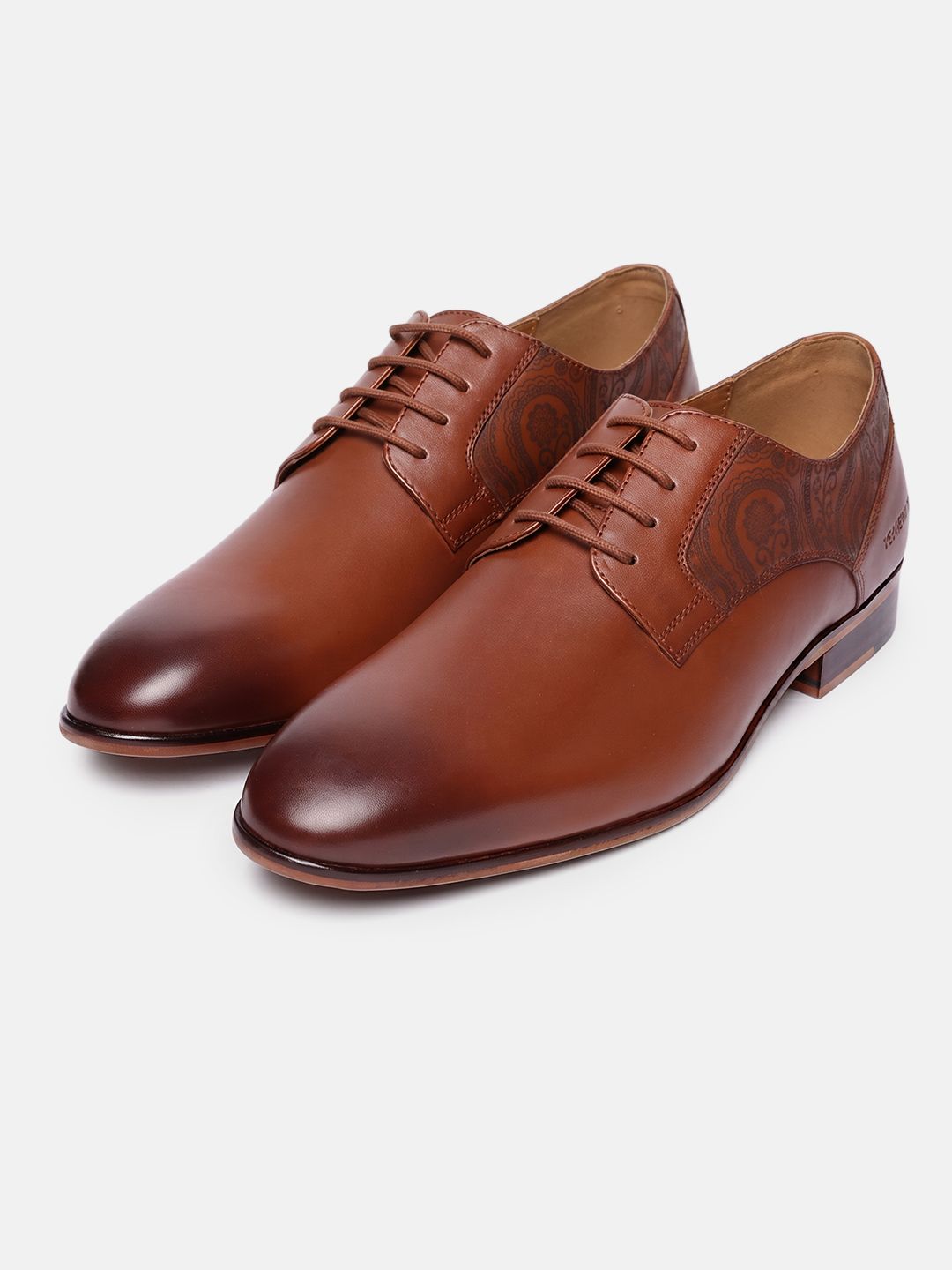 Kenneth Cole Men Textured Leather Formal Oxfords-picture-36