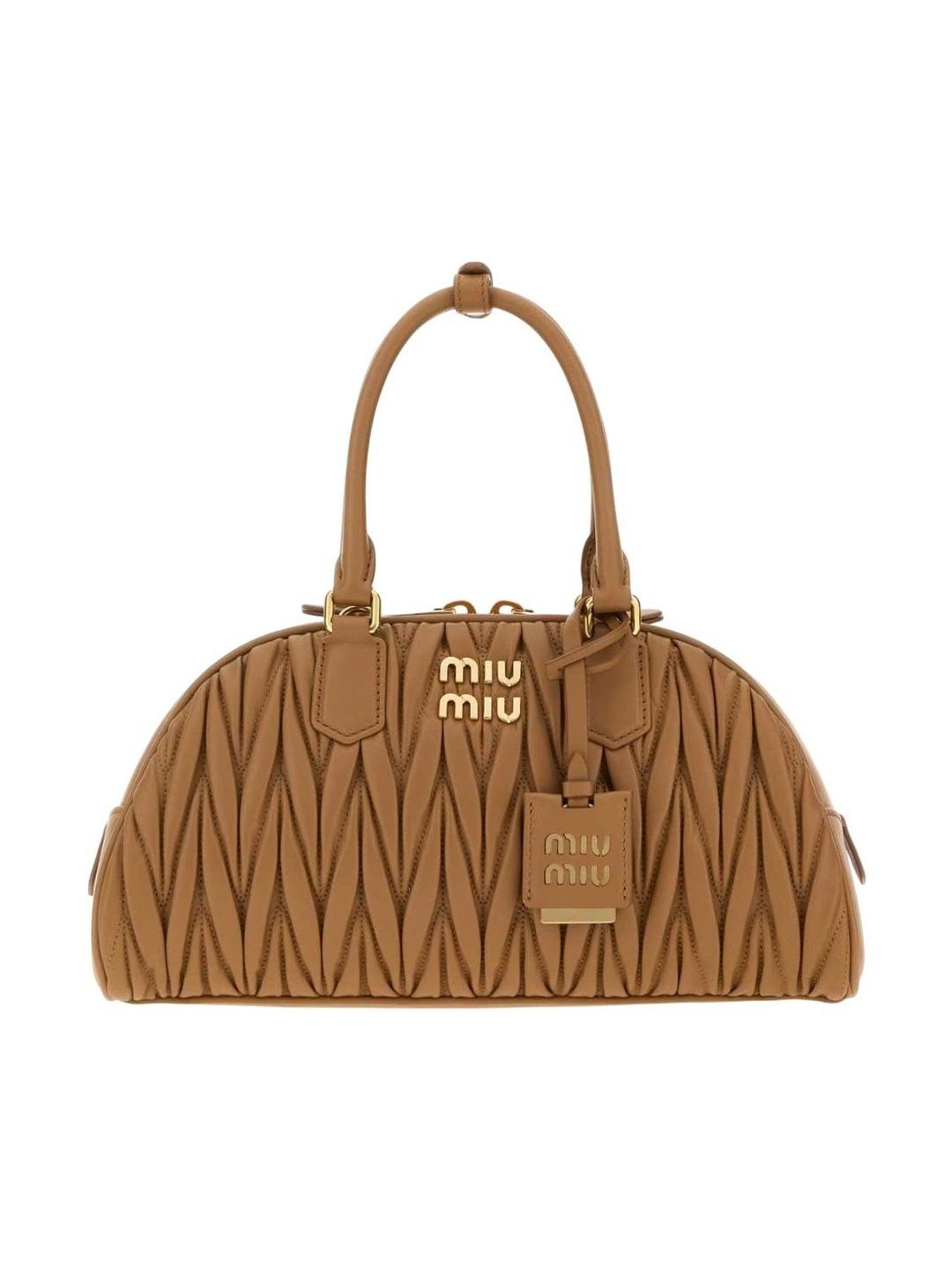 miu miu Brown Arcadie Medium Duffle Bag-picture-20