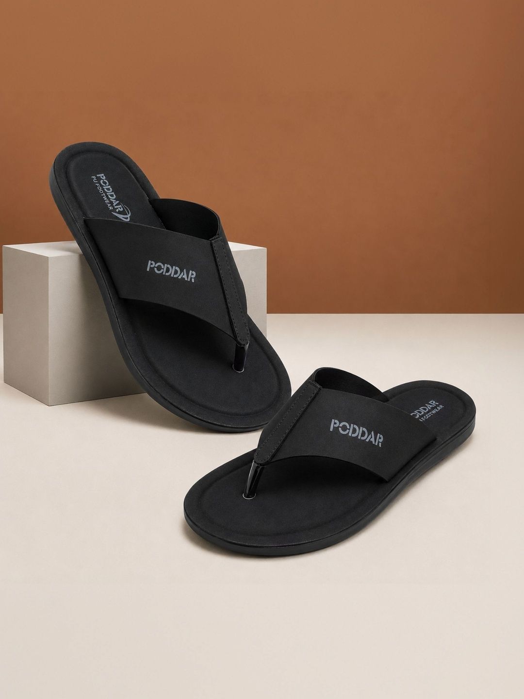 Poddar Men Open Toe Flats-picture-38