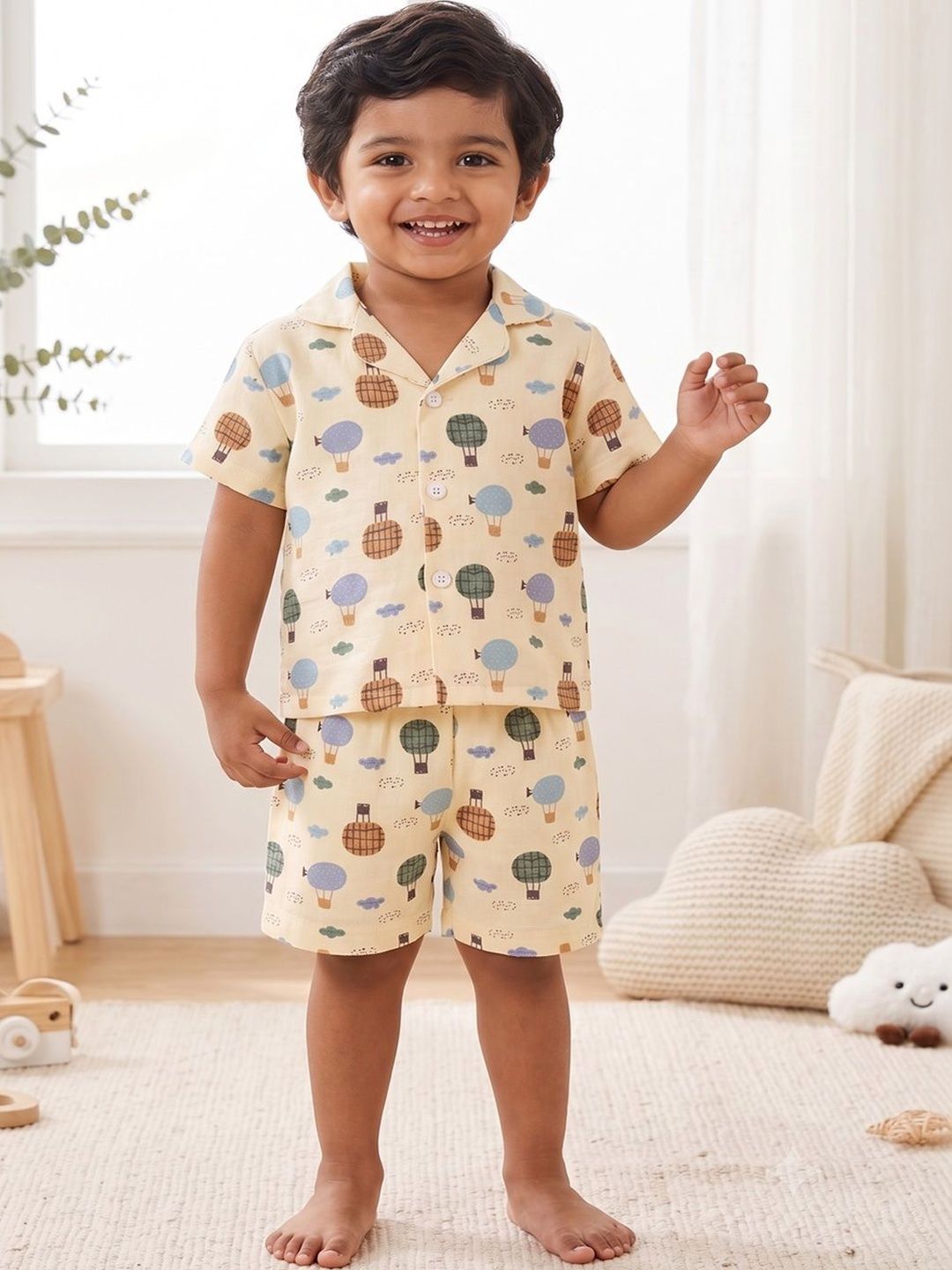 KIDNIP Boys Printed Night suit-picture-35