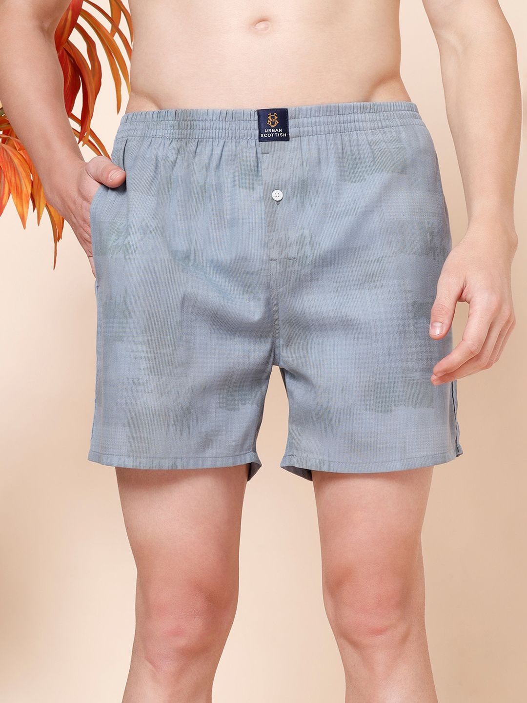URBAN SCOTTISH Men Pack Of 2 Printed Pure Cotton Boxers-picture-39