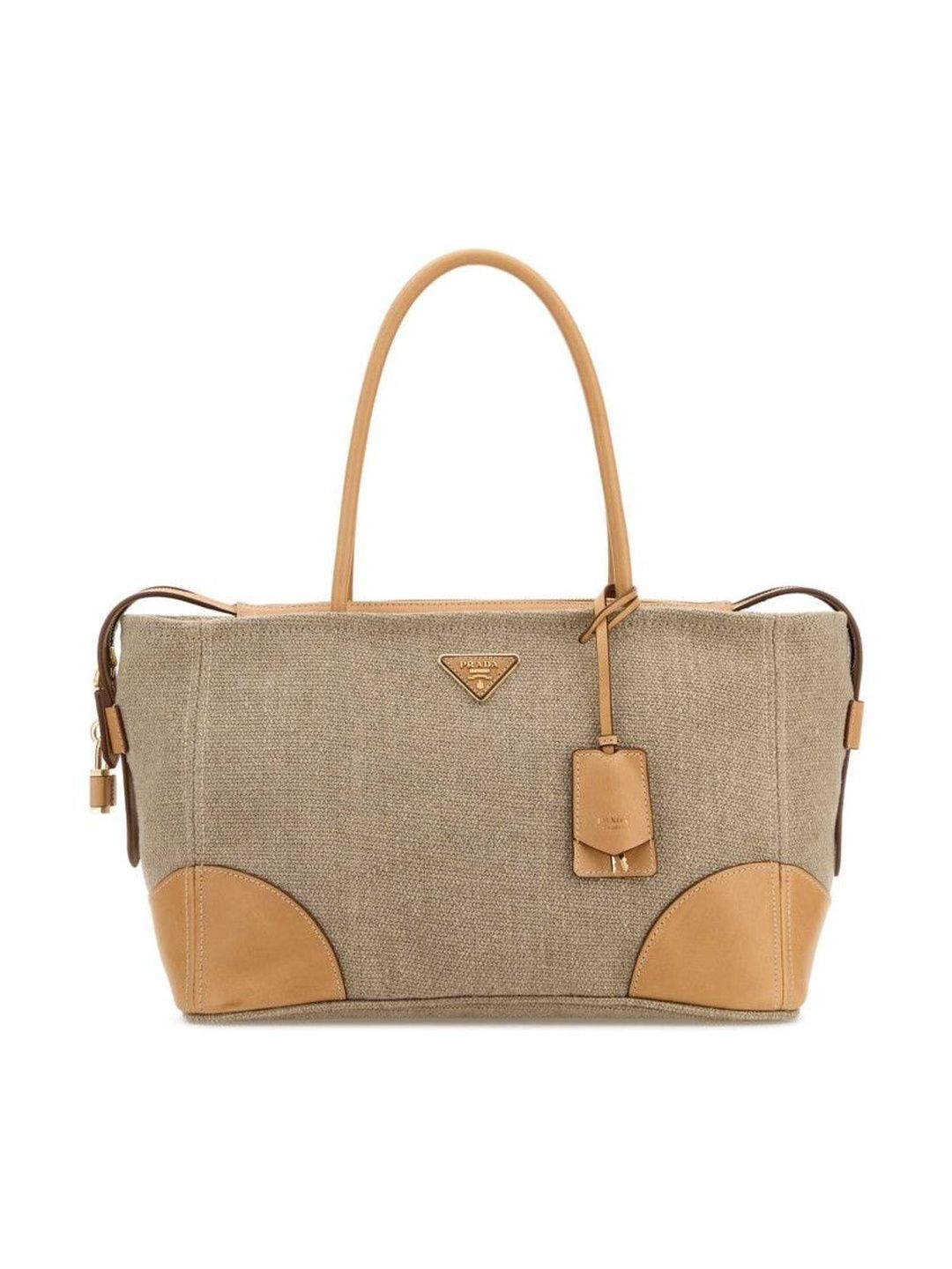 Prada Rope/Natural Logo Large Tote-picture-35