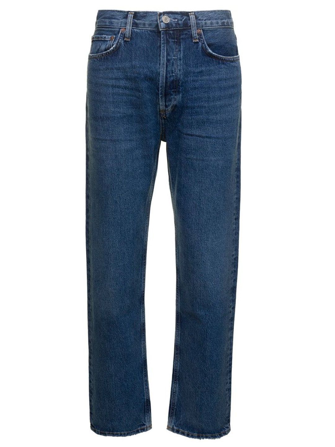 agolde Blue Regular High Rise Jeans-picture-28