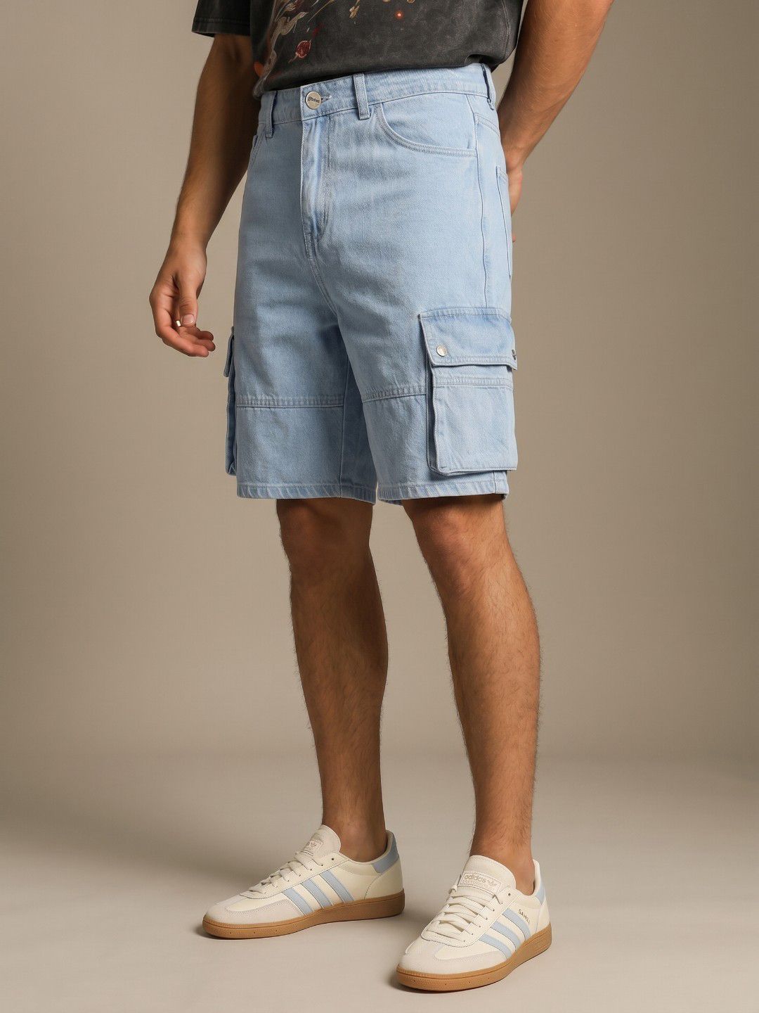 glitchez Men Denim Shorts-picture-26