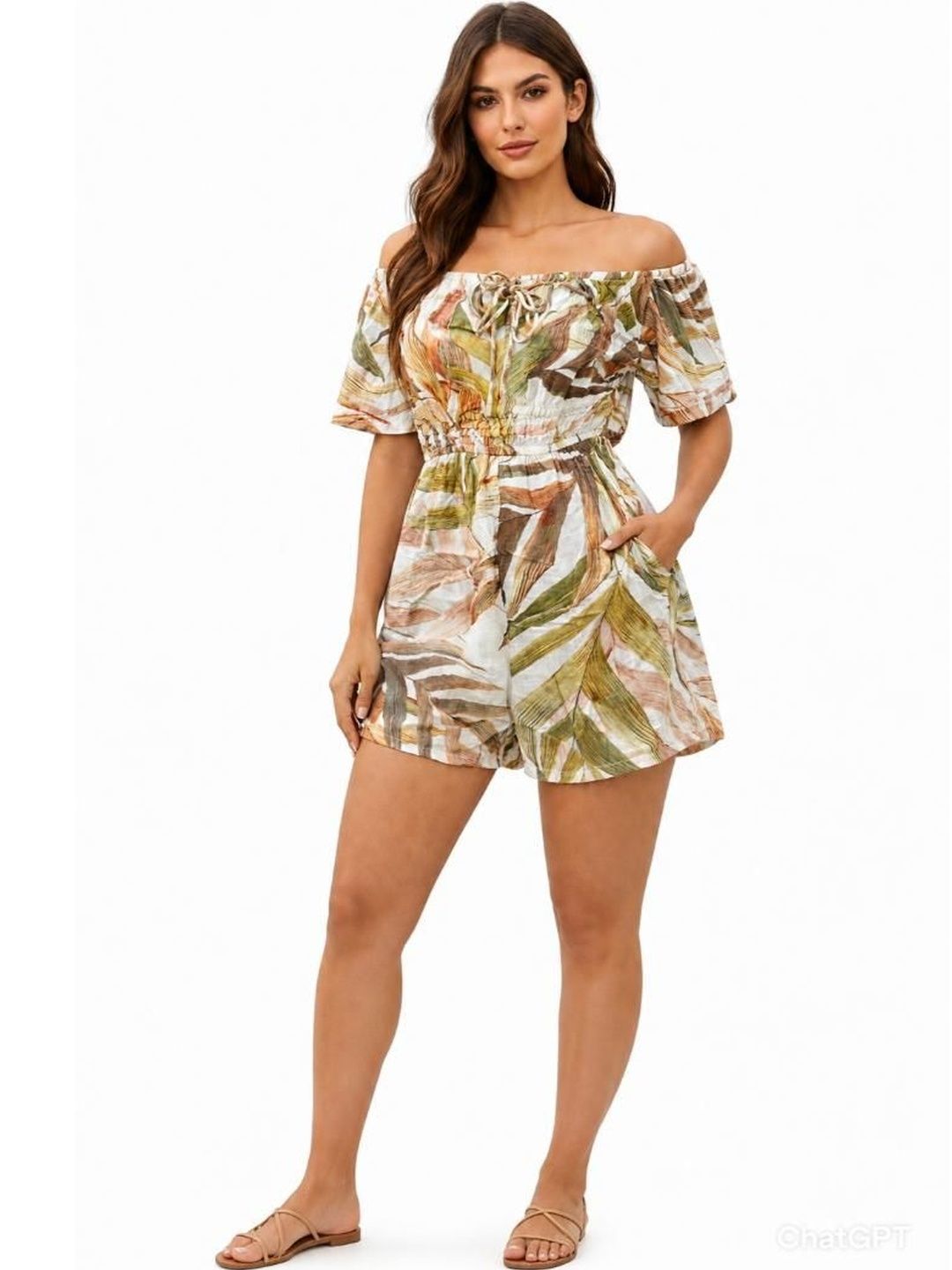 NoBarr Off-Shoulder Printed Jumpsuit-picture-39