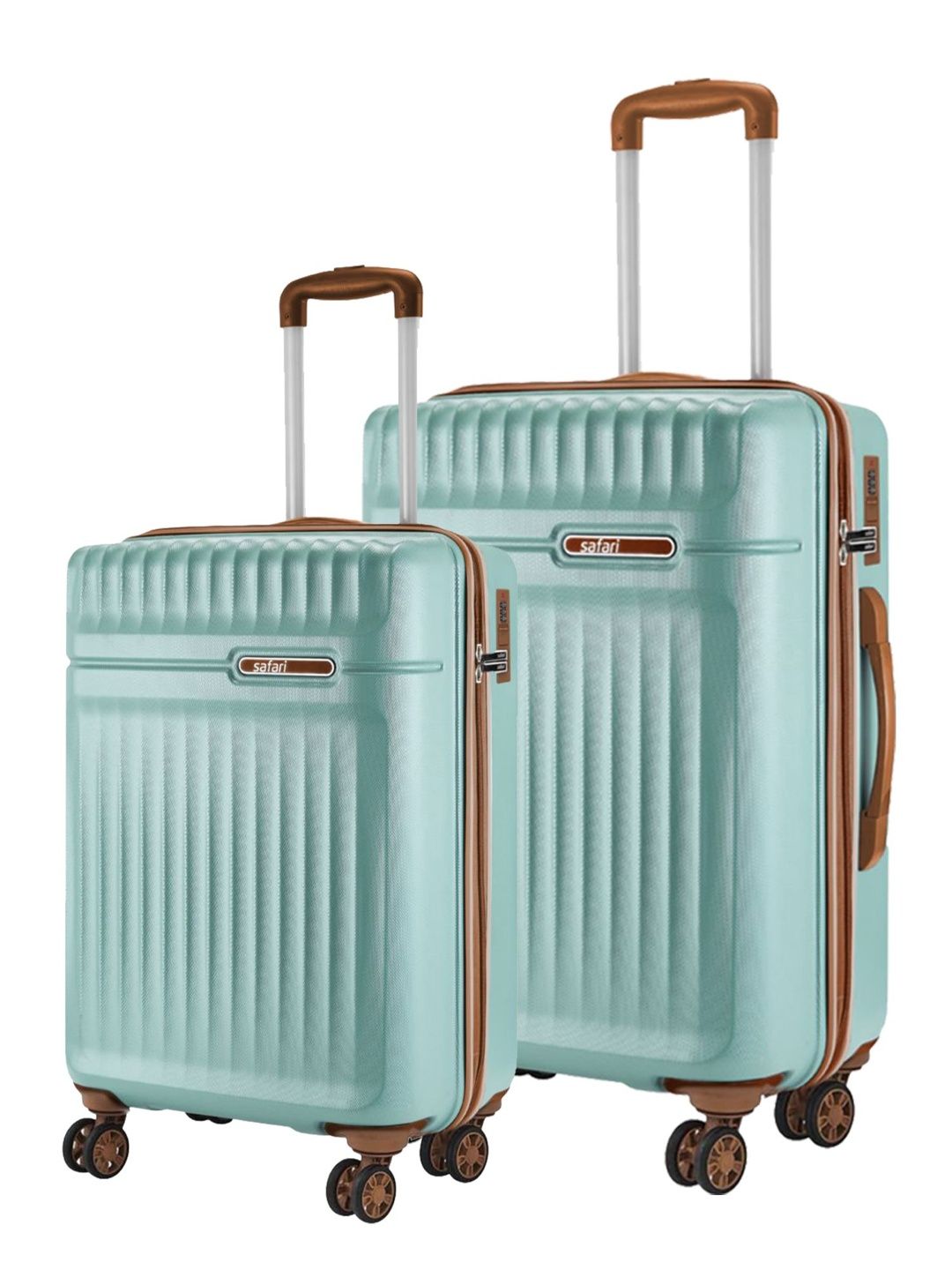 Safari Runner Set Of 3 Textured Hard-Sided Trolley Bags-picture-18