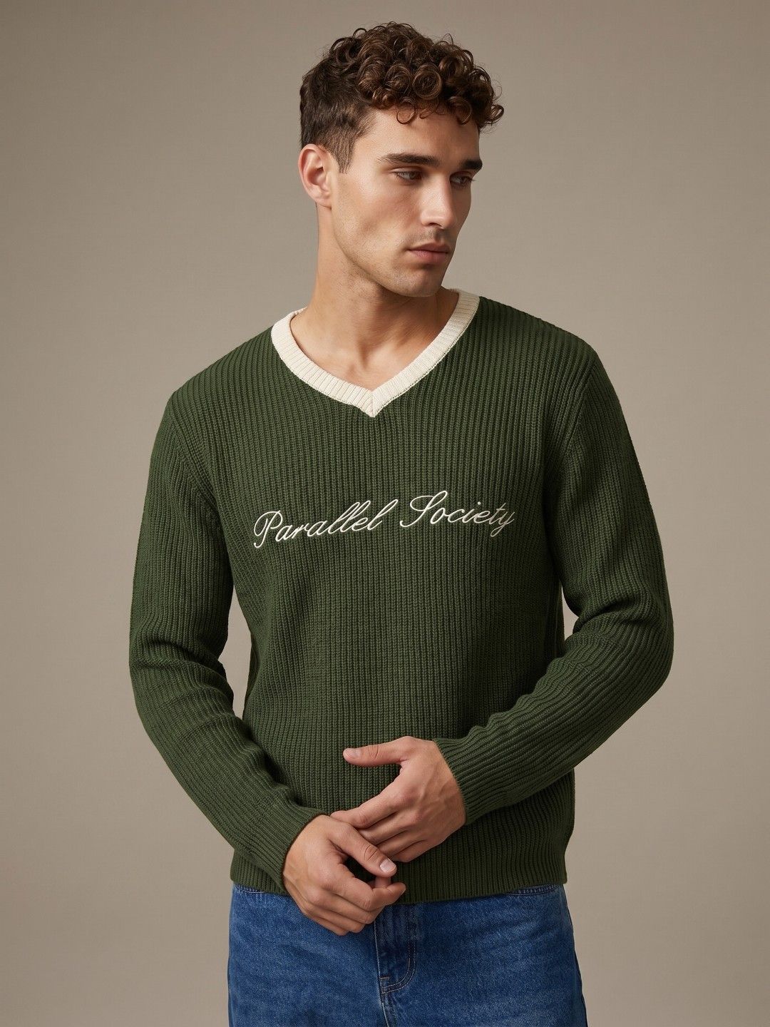 glitchez Embroidered Ribbed Pullover Sweaters-picture-23