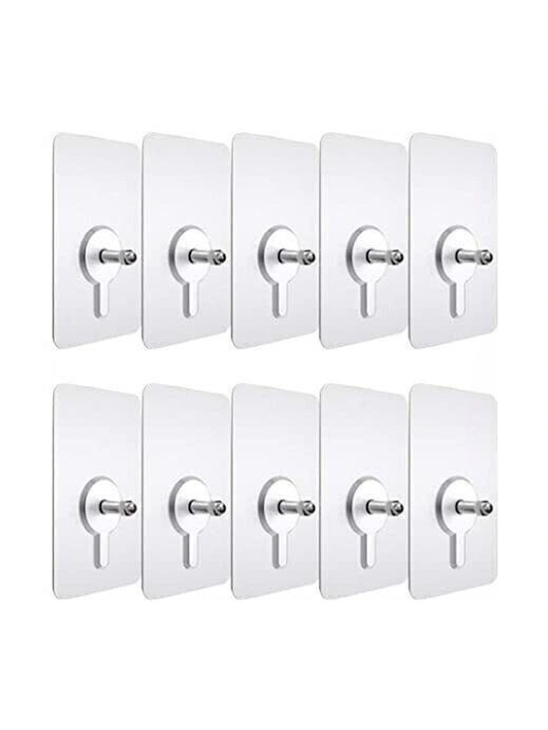 MERCEHIVE Set Of 10 Transparent Metal Hooks-image-34