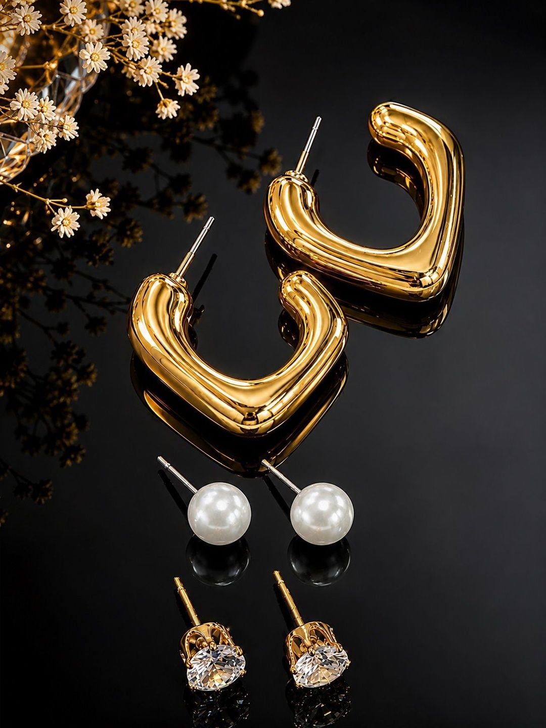 SZN Geometric Drop Earrings-picture-17