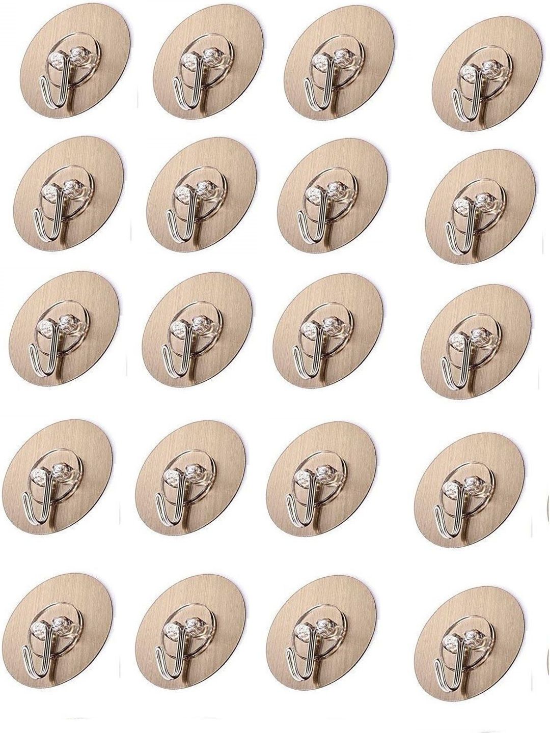 MERCEHIVE Transparent 20-Pcs Metal Hooks and Holders-picture-29
