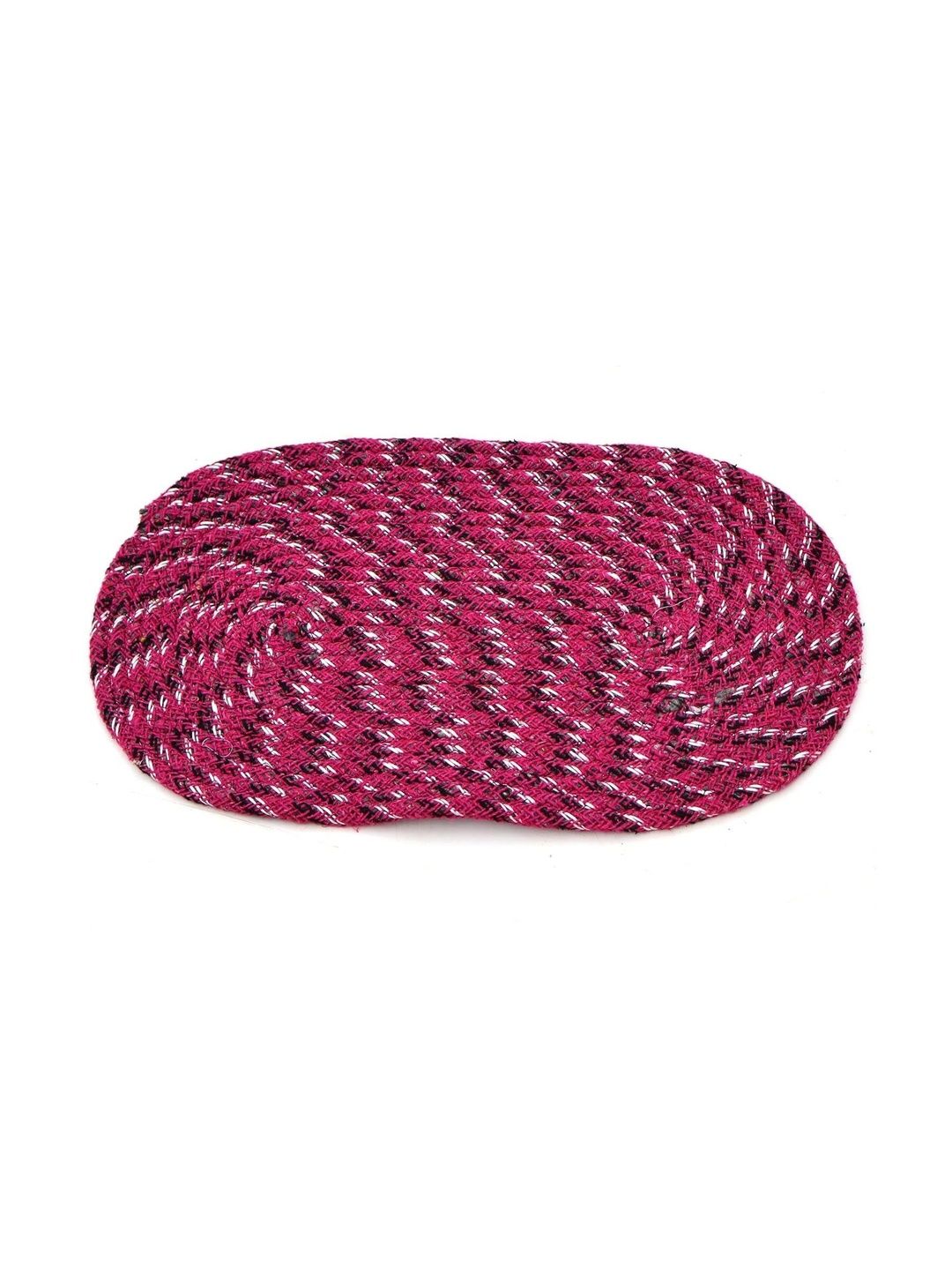 Siya Textiles Pink Cotton Anti-Skid Doormats-picture-29