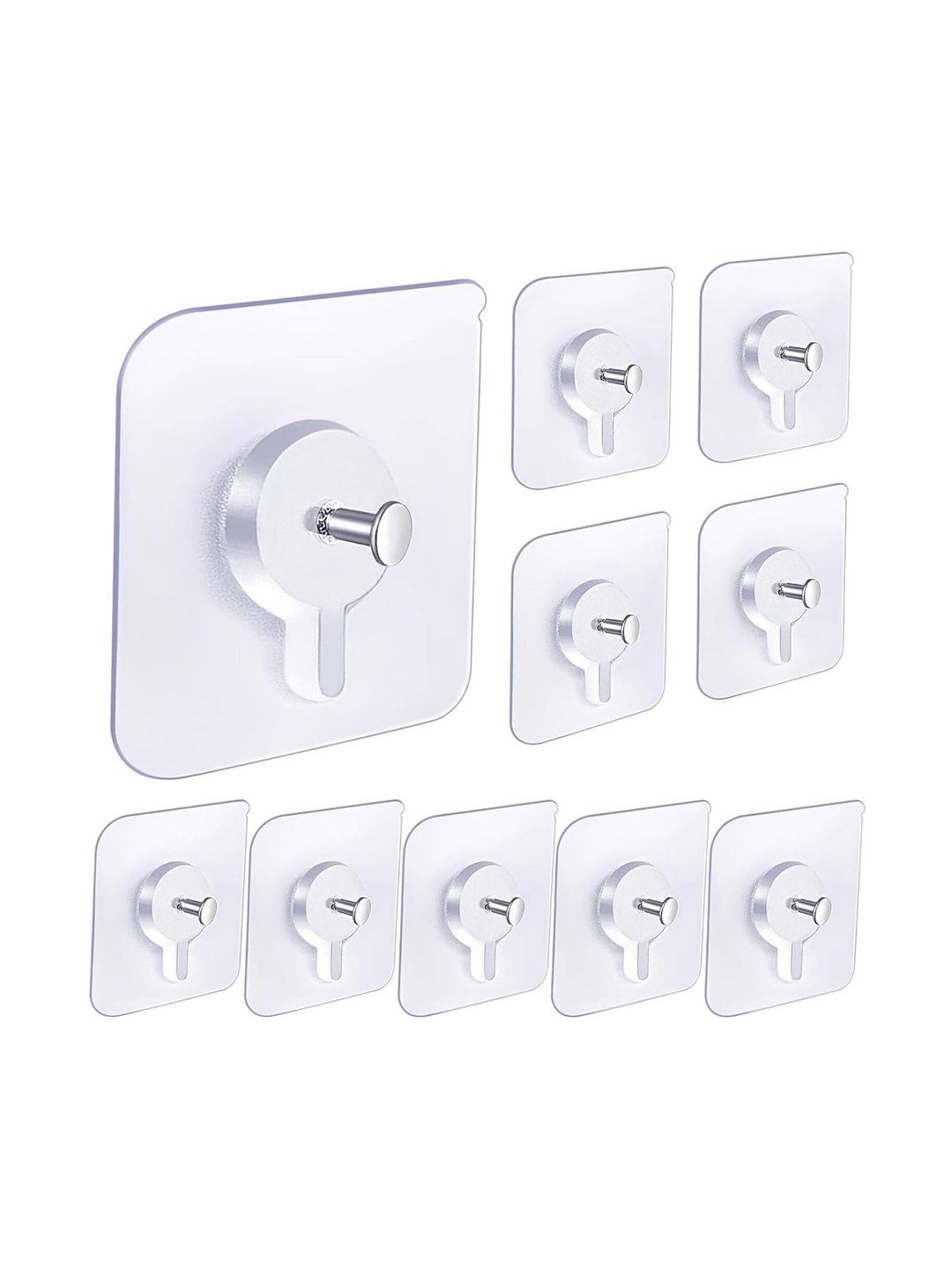 MERCEHIVE Set Of 10 Round Metal Hooks Hooks-picture-13