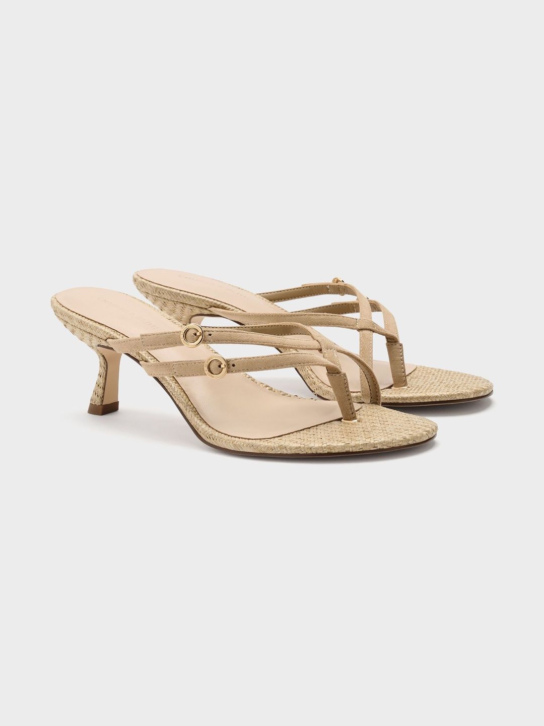 CHARLES & KEITH Crossover Toe-Ring Strappy Heels-picture-46