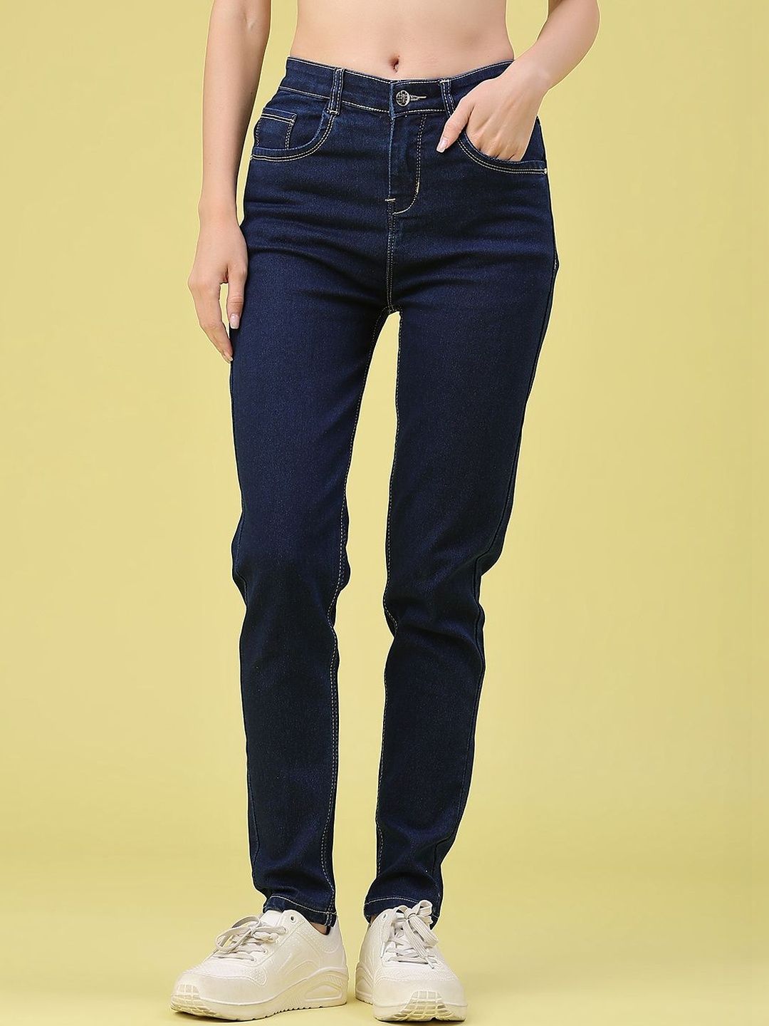 V-Mart Women Skinny Fit Mid-Rise Jeans-image-12