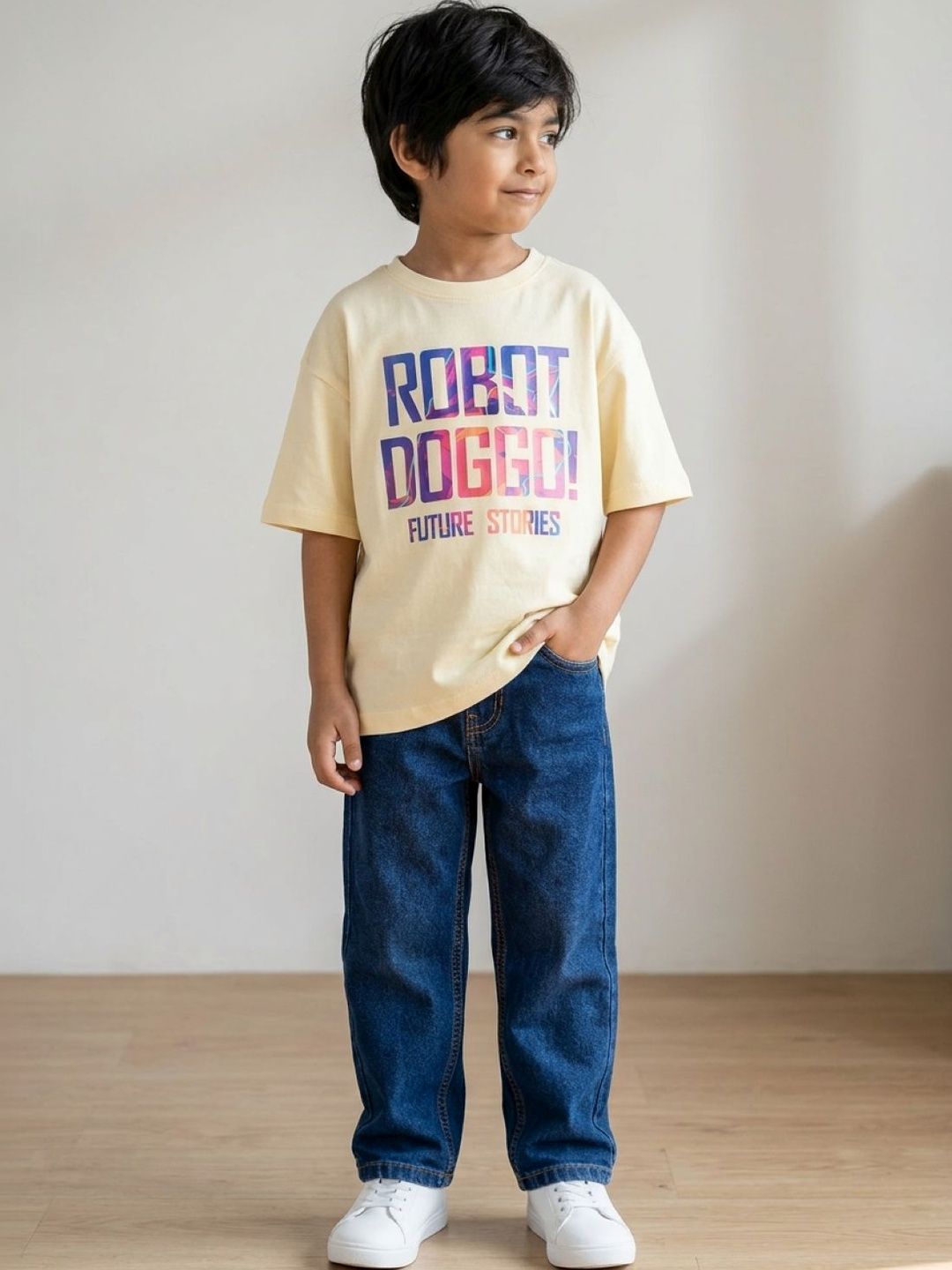 TALES & STORIES Boys Printed T-shirt with Trousers-picture-52