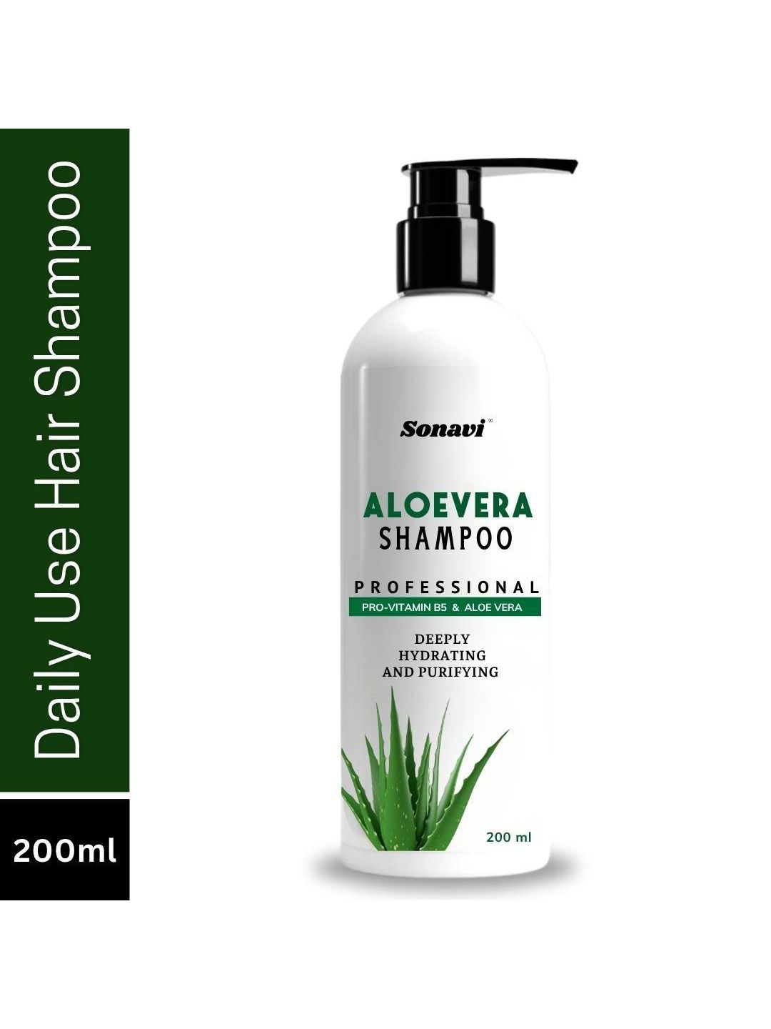 Sonavi Aloe Vera Shampoo With Pro Vitamin B5 - 200 ml-picture-43