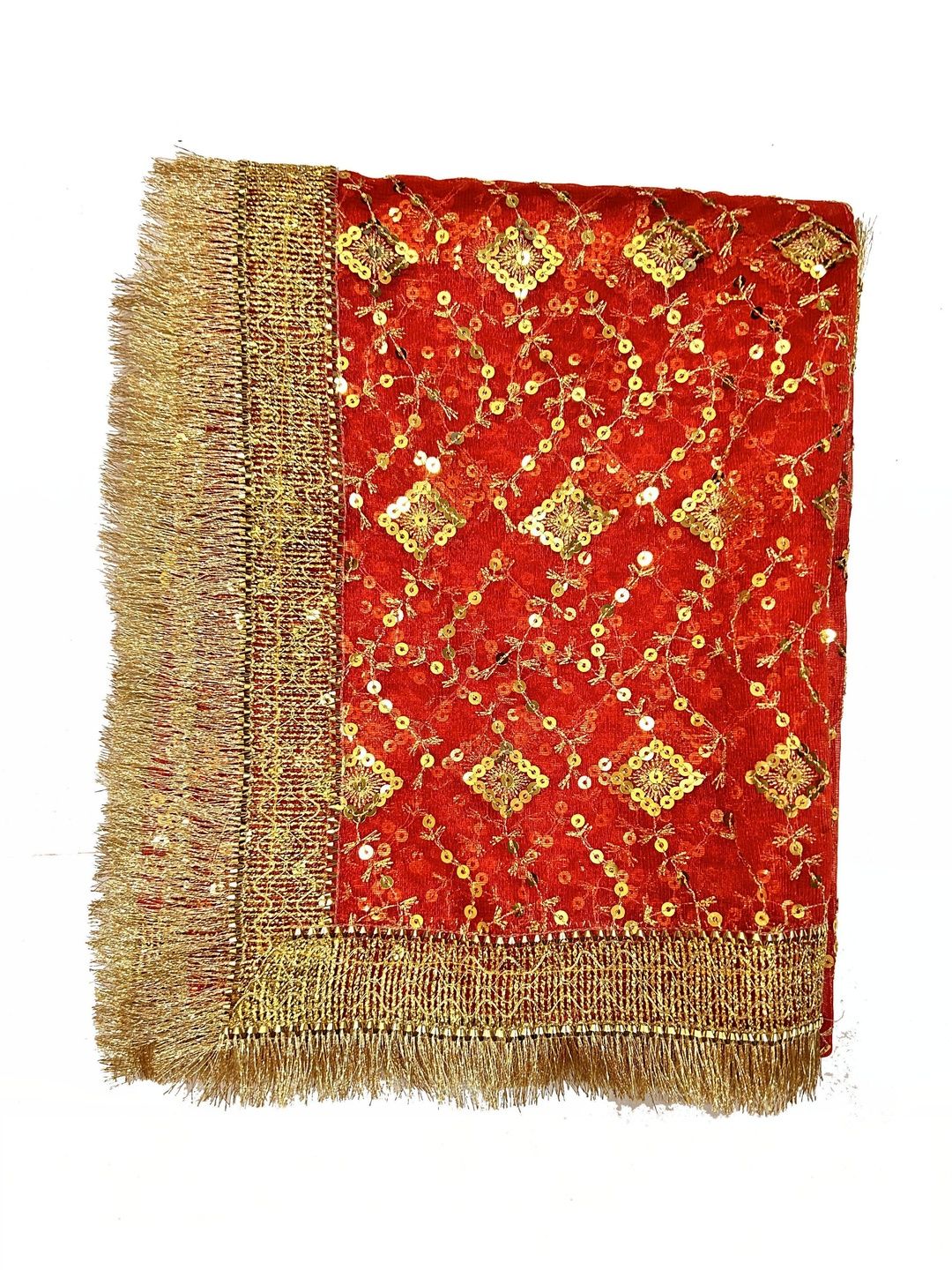 ASHA CHUNRI HOUSE Ethnic Motifs Dupatta with Sequinned-picture-51