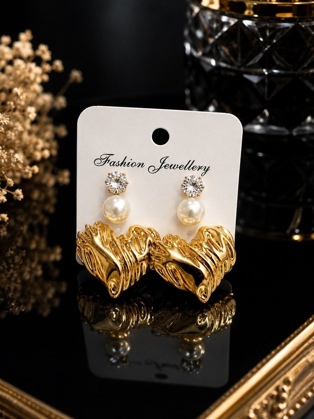 SZN Heart Shaped Drop Earrings-picture-47