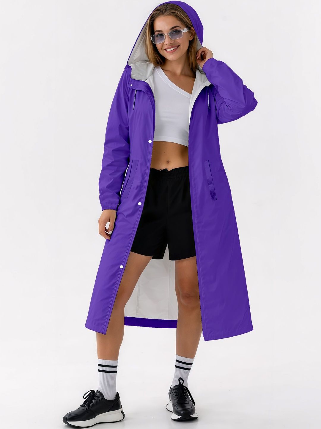 CAMISON Waterproof Reversible Hooded Rain Jacket-picture-38