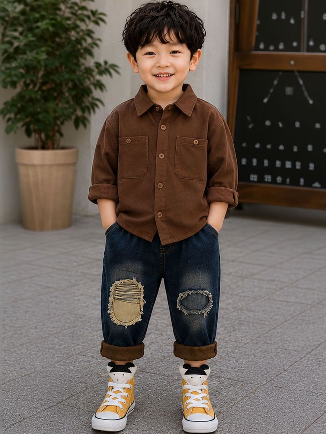 Xsole Boys Shirt with Trousers-picture-21