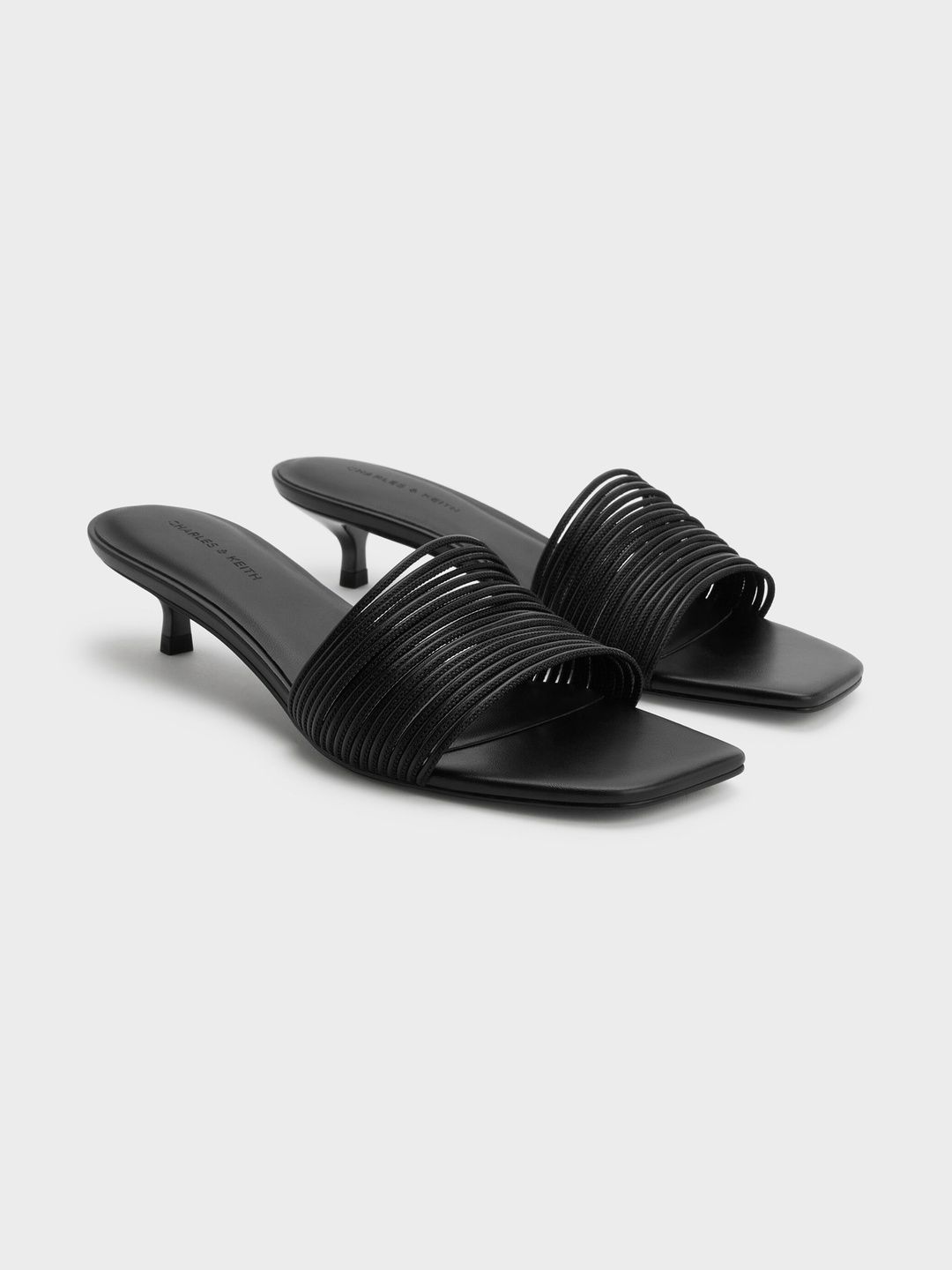 CHARLES & KEITH Fianna Strappy Kitten-Heel Mules-picture-42