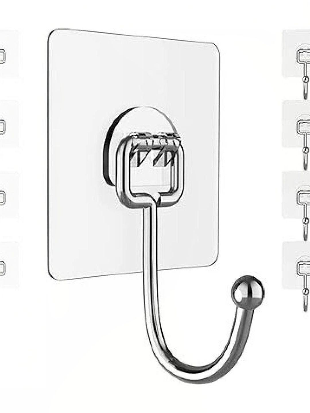 MERCEHIVE Transparent 15-Pcs Metal Hooks and Holders-picture-18