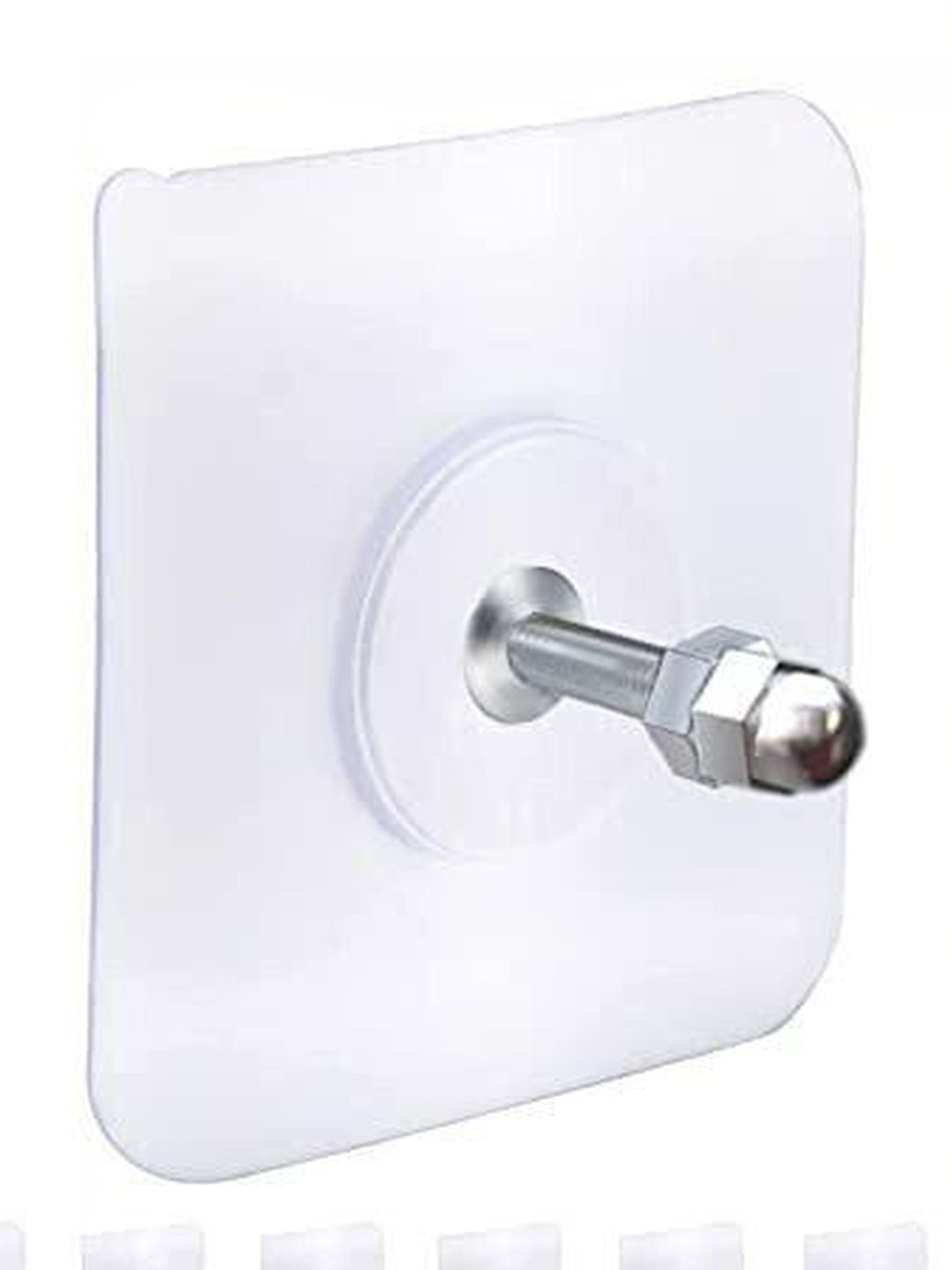 MERCEHIVE Transparent Metal 20-Pcs Wall Hooks-picture-4