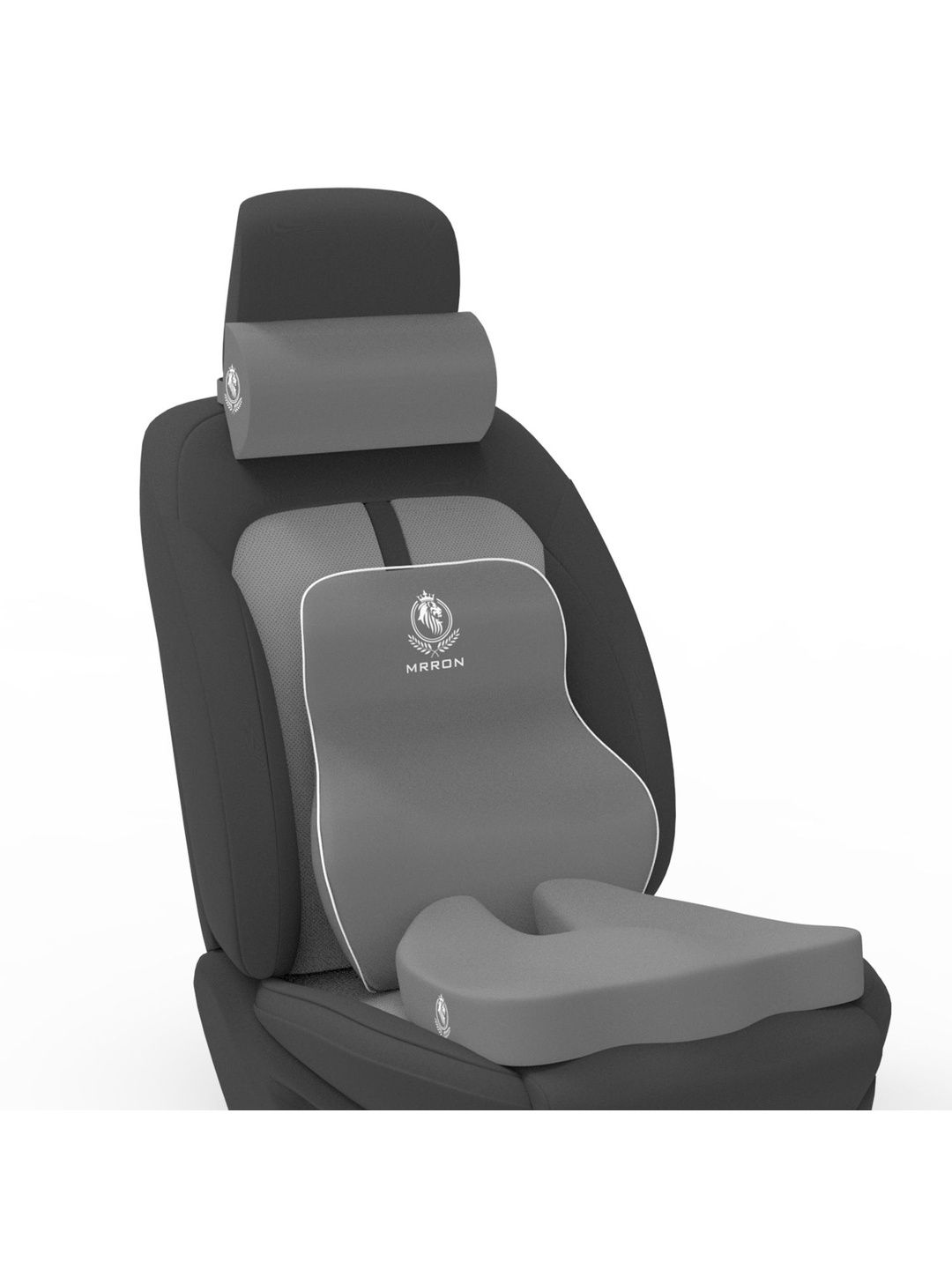 MRRON Grey Memory Foam Car Seat Cushion-picture-18