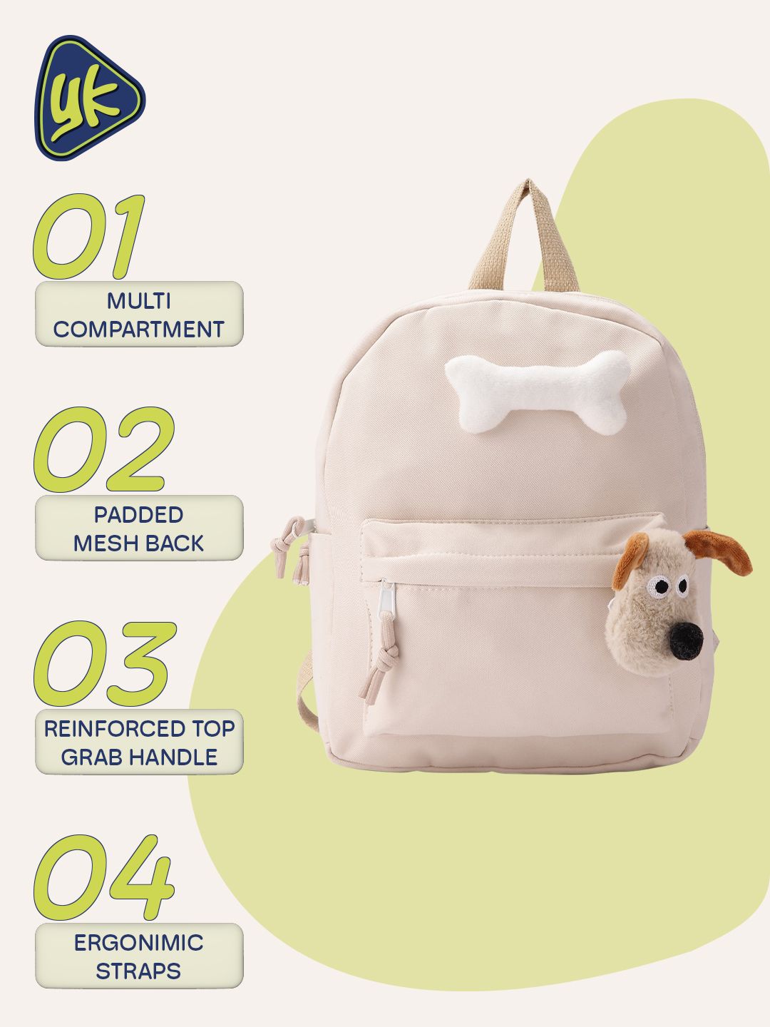 YK Unisex Kids Embellished Backpack-picture-24