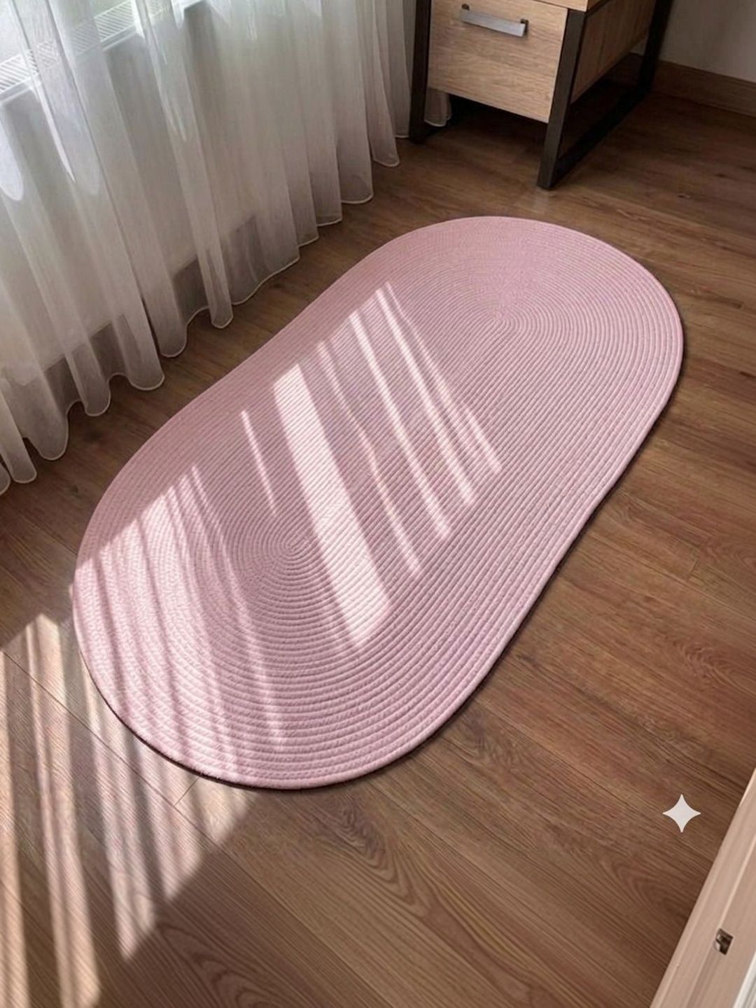 Siya Textiles Pink Anti-Skid Cotton Carpet-image-42
