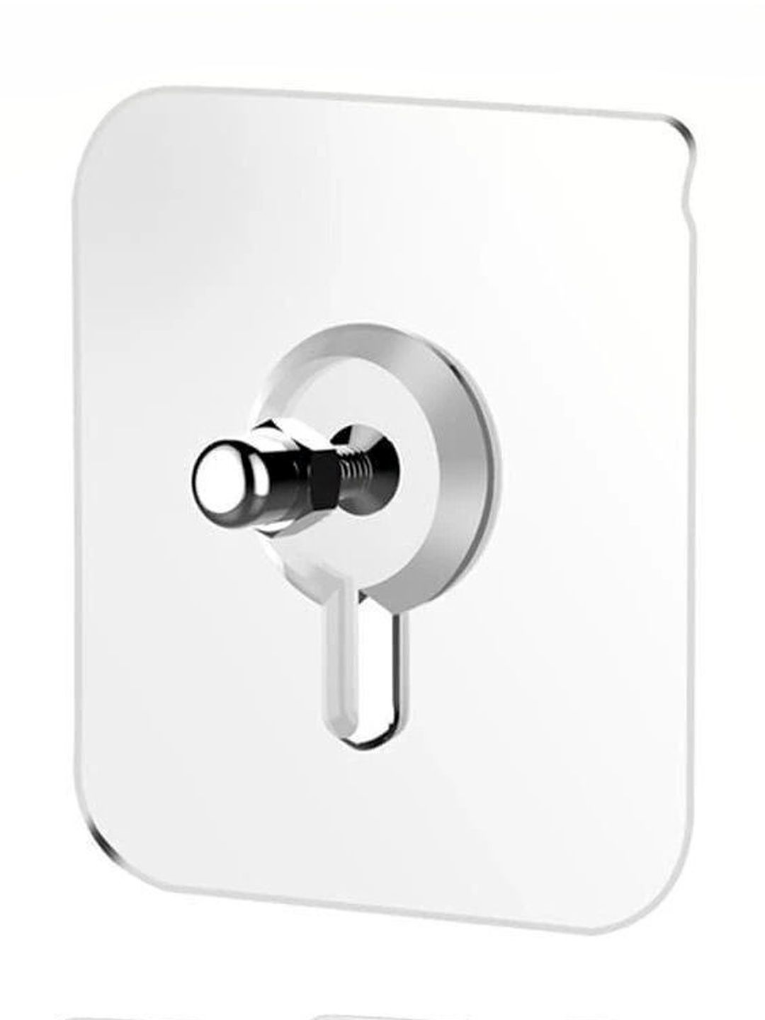 MERCEHIVE 12-Pcs Transparent Adhesive Hook-picture-32